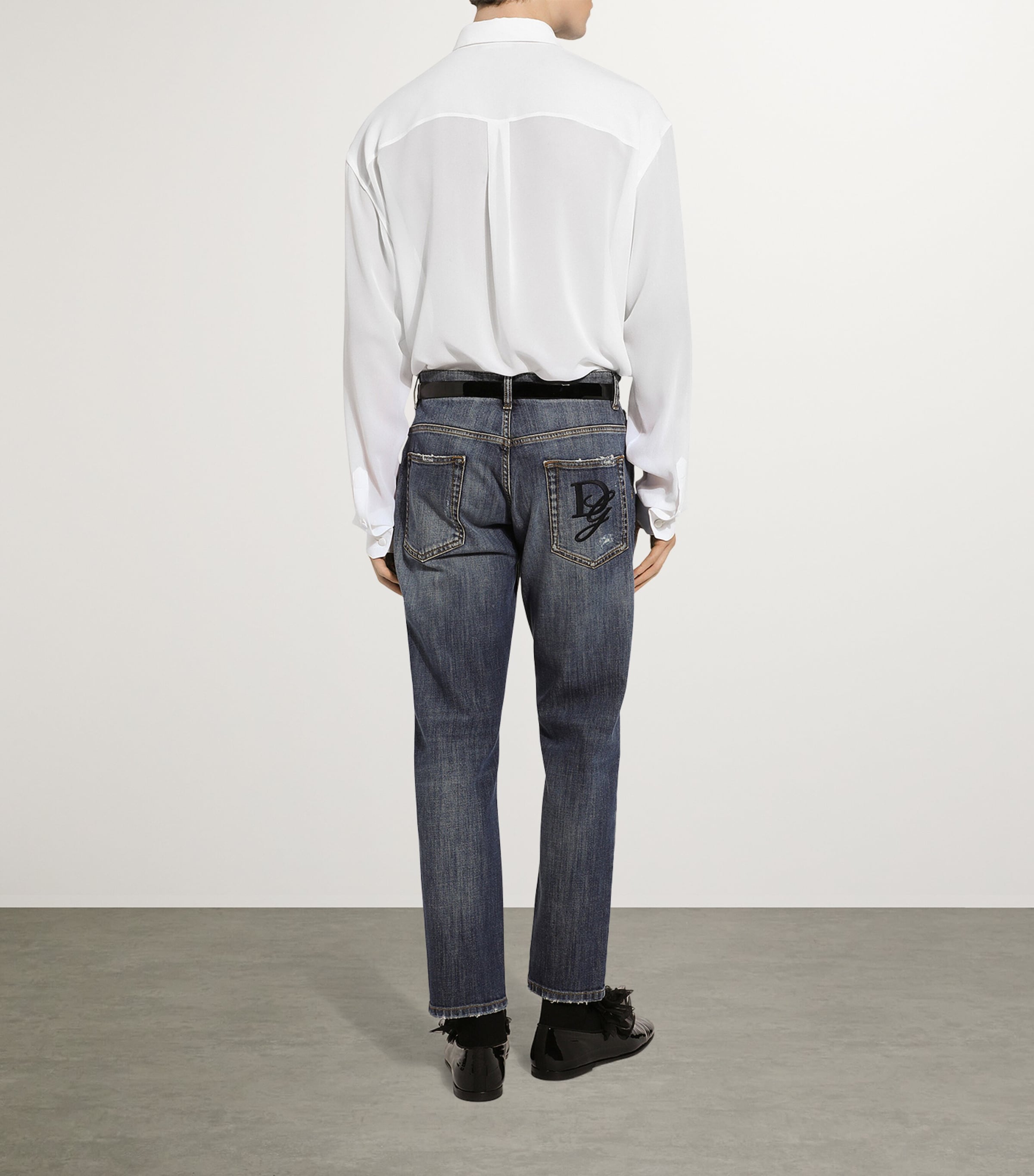 Silk Shirt W0800-OPTICAL WHITE Image 6