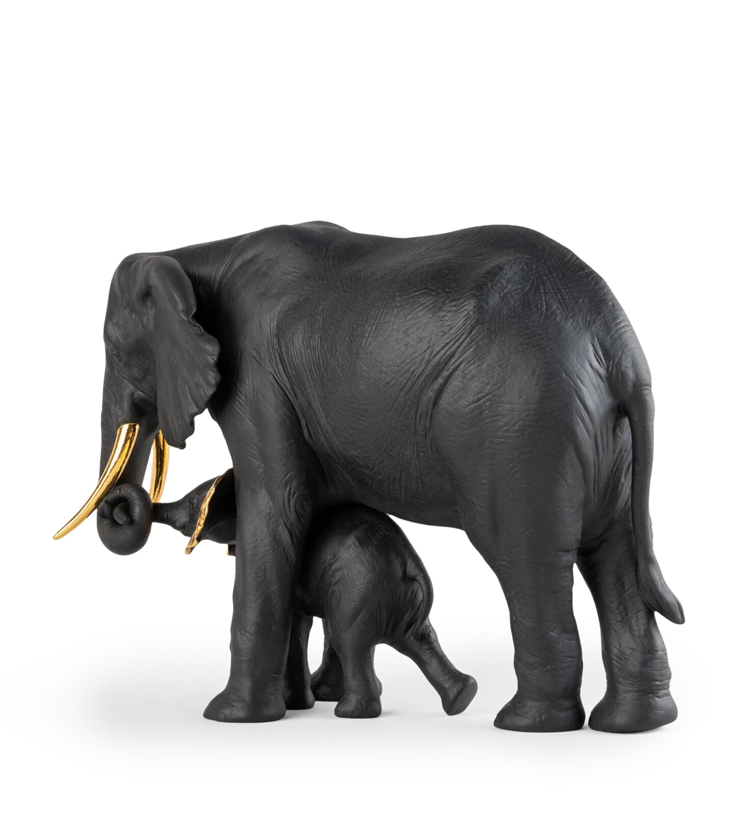 Porcelain Leading the Way Figurine WHITE, BLACK & GOLD Image 3