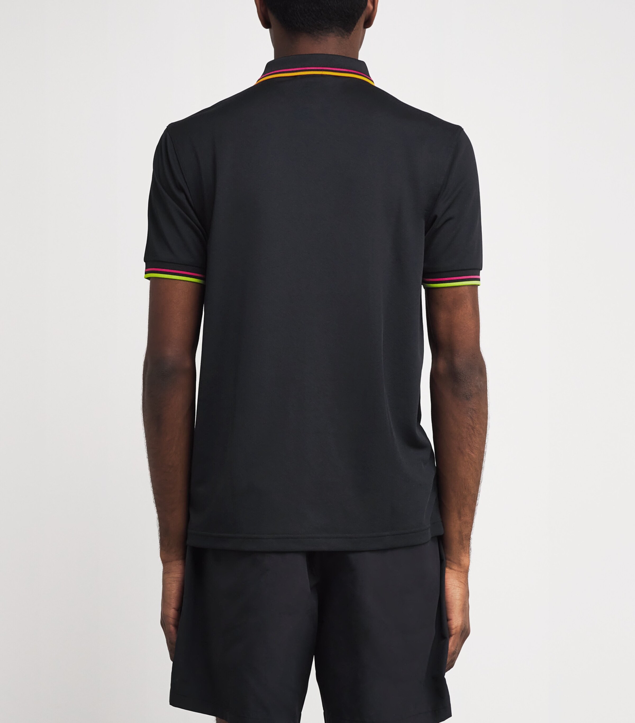 Twin Tipped Polo Shirt 102-BLACK Image 4