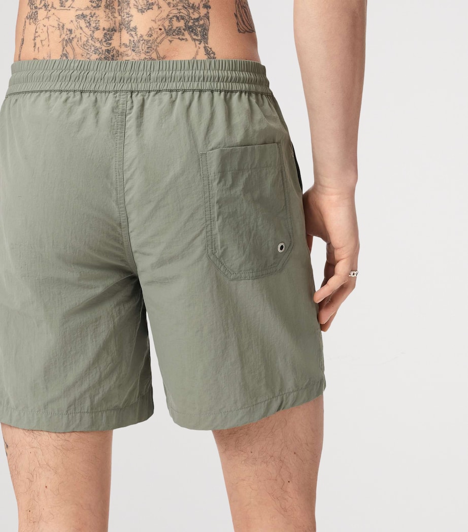 AllSaints Mens Odyssey Logo Swim Shorts Spring Green Image 6