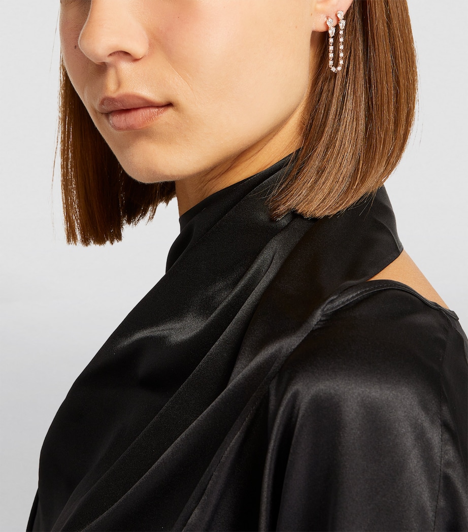 Anita Ko Rose Gold and Diamond Daphne Double-Piercing Single Earring Rose Gold Image 5