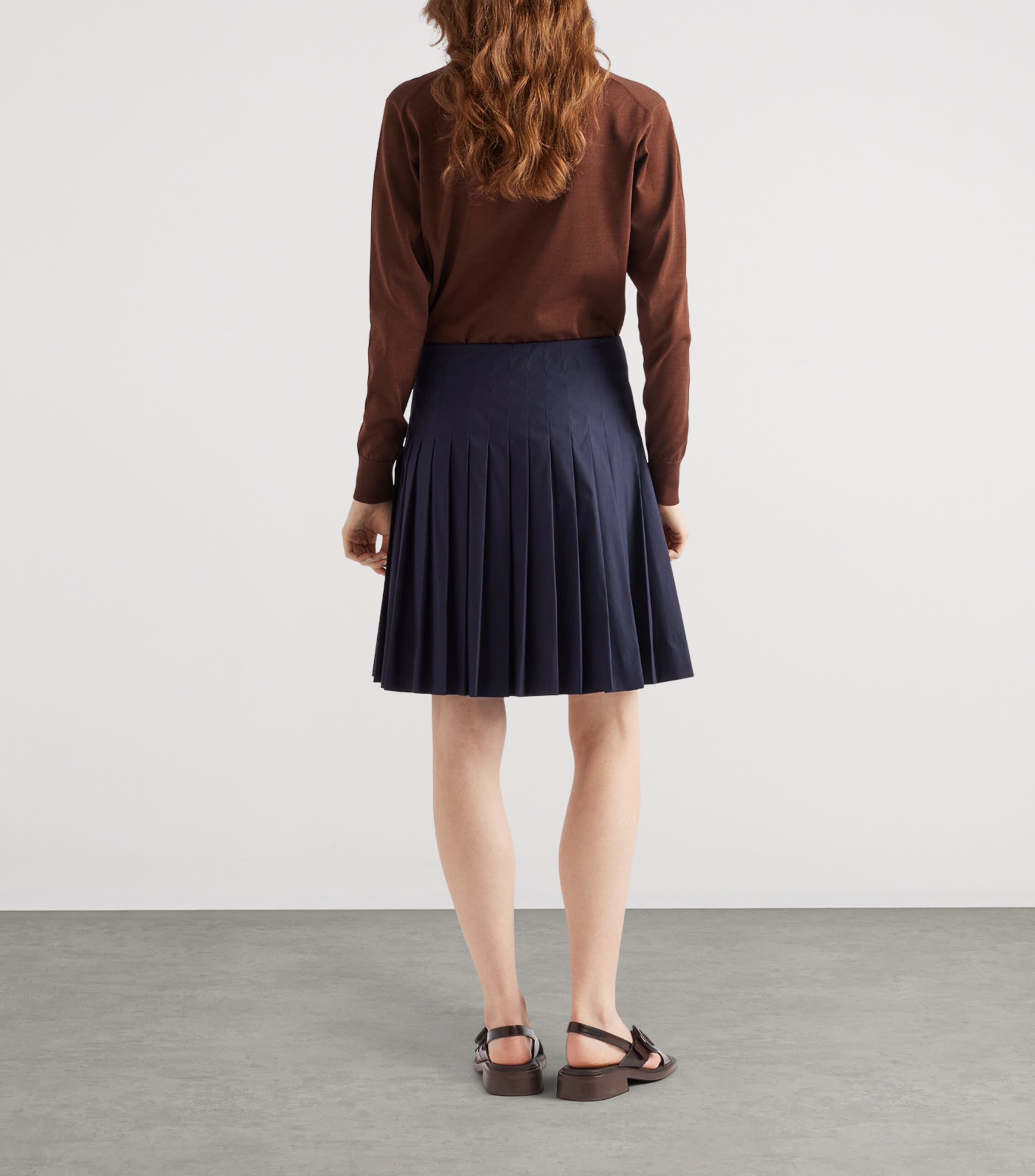 Cotton Polo Sweatshirt F0324 Image 5