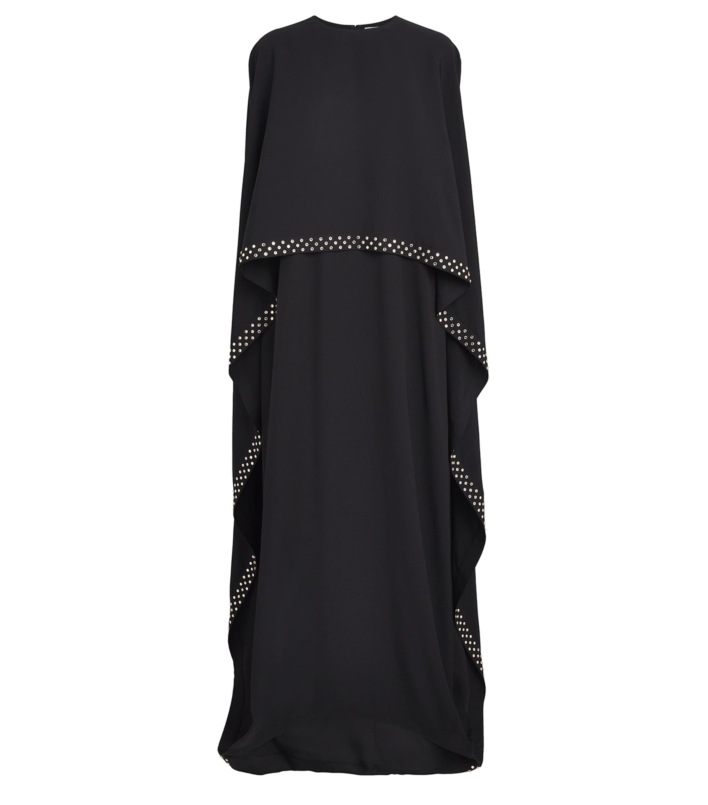 Stella McCartney Womens Rose Collection Embellished Maxi Dress Black Image 1