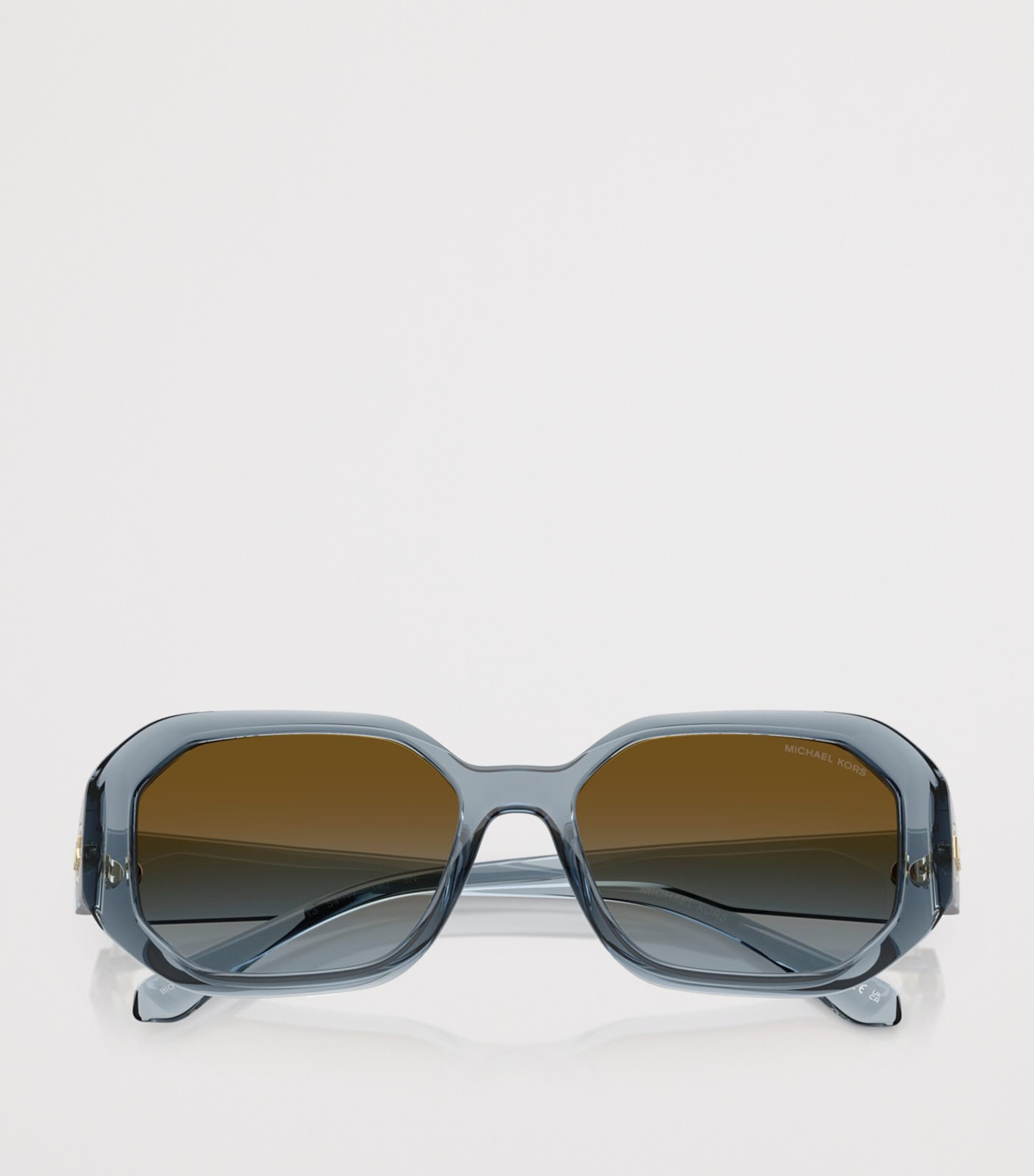 Michael Kors Siesta Key Rectangle Sunglasses Blue Image 5