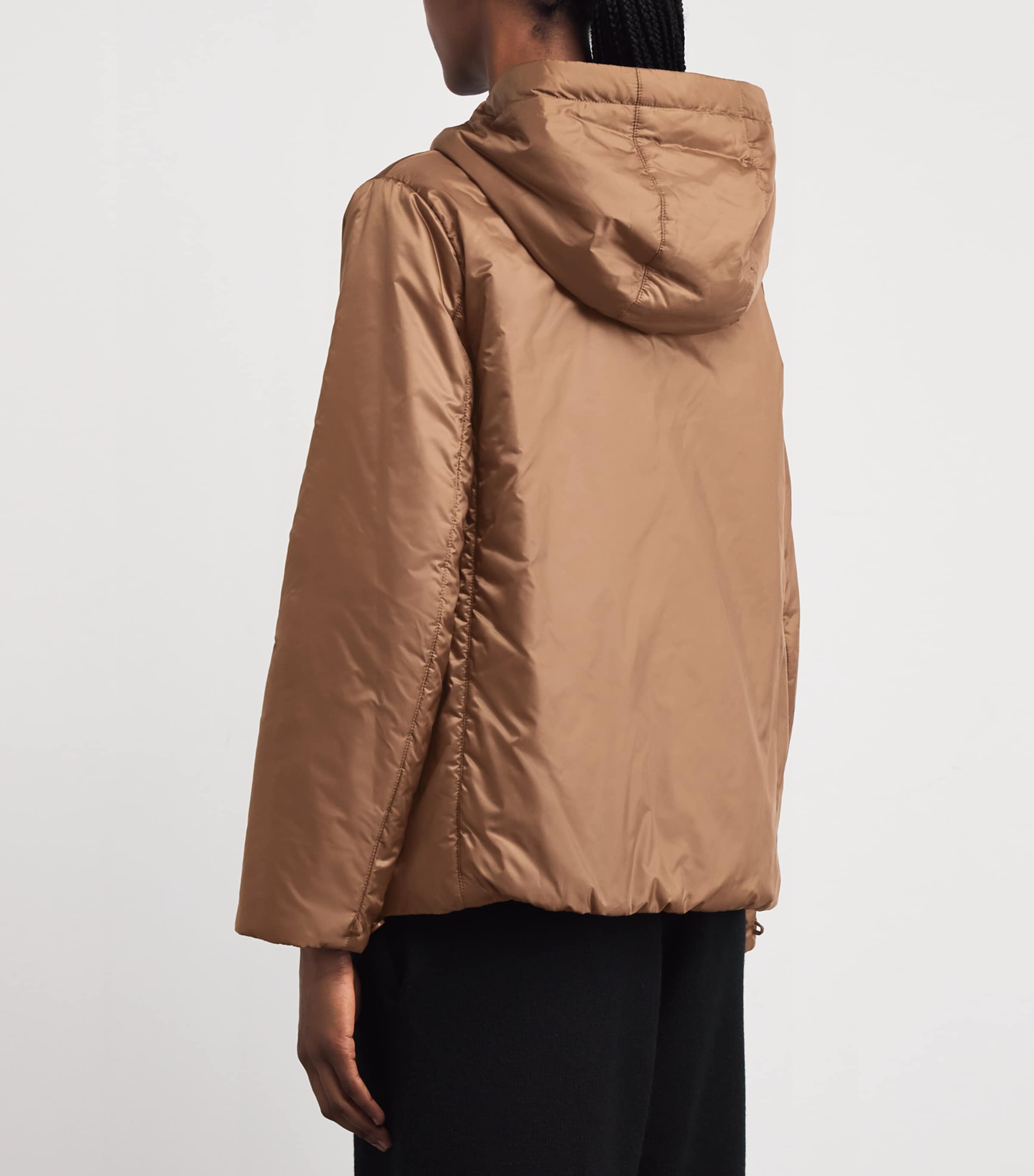 Water-Repellent Padded Jacket CARAMEL Image 4