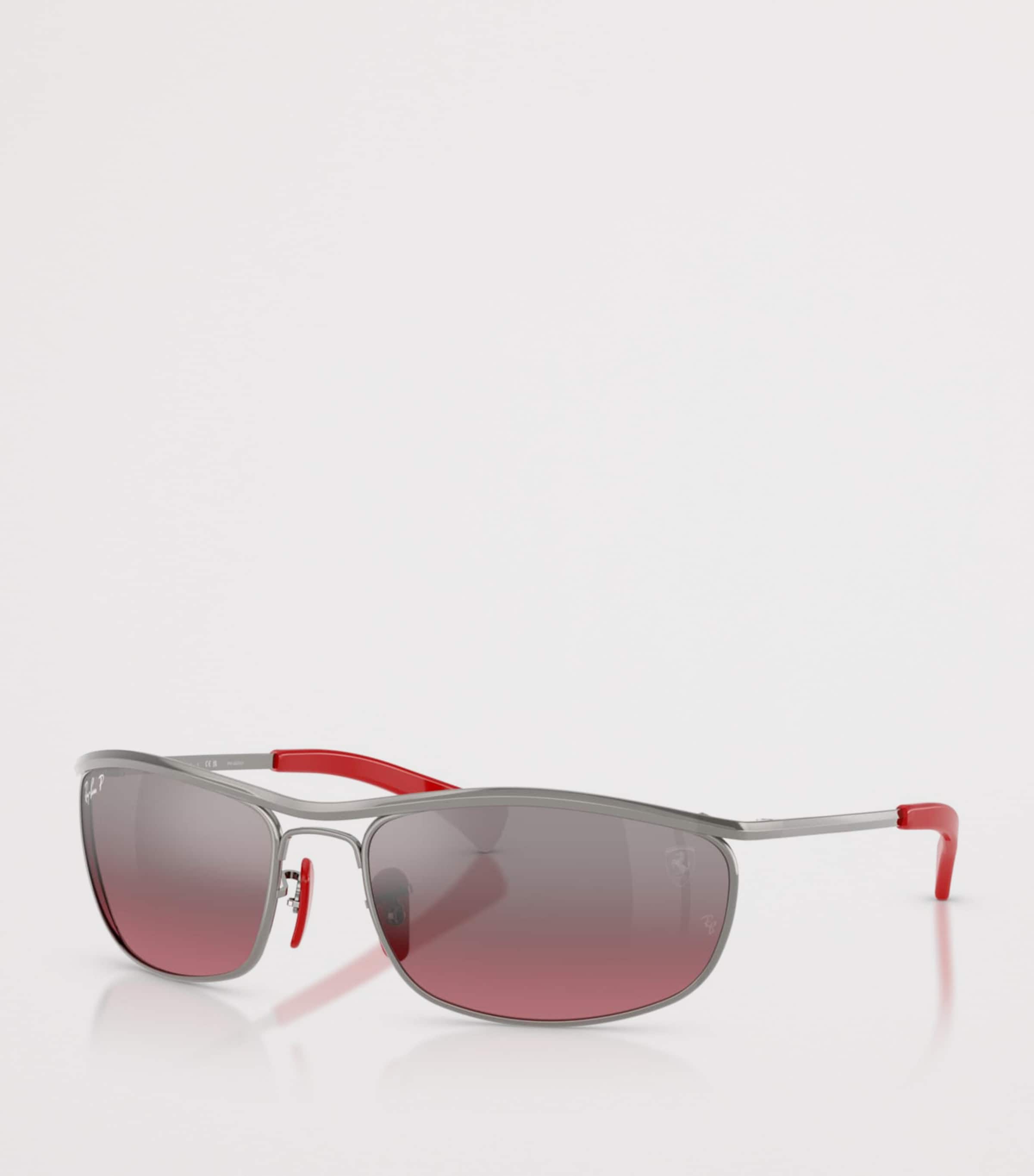 Ray-Ban Scuderia Ferrari Collection Oval Sunglasses Grey Image 2