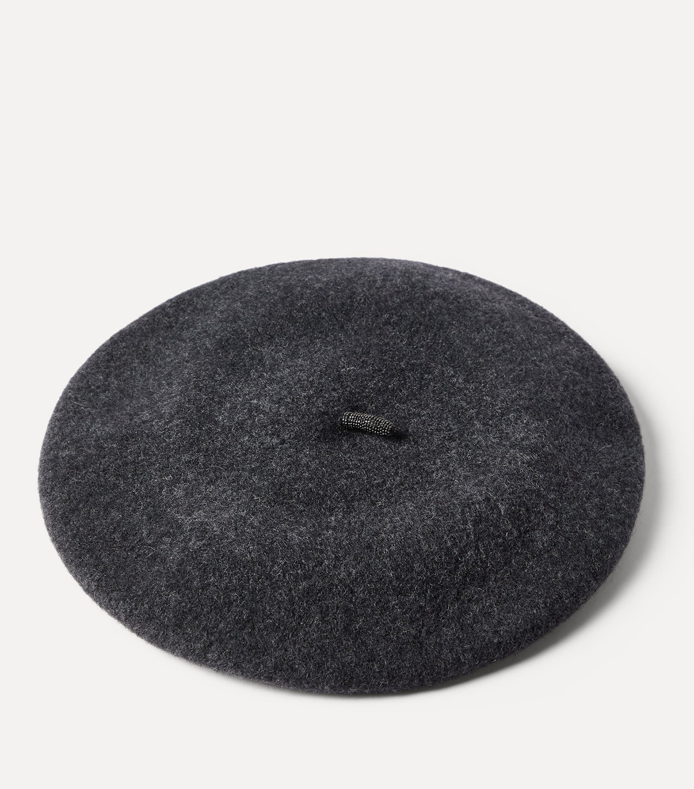Brunello Cucinelli Wool Monili Beret Image 2