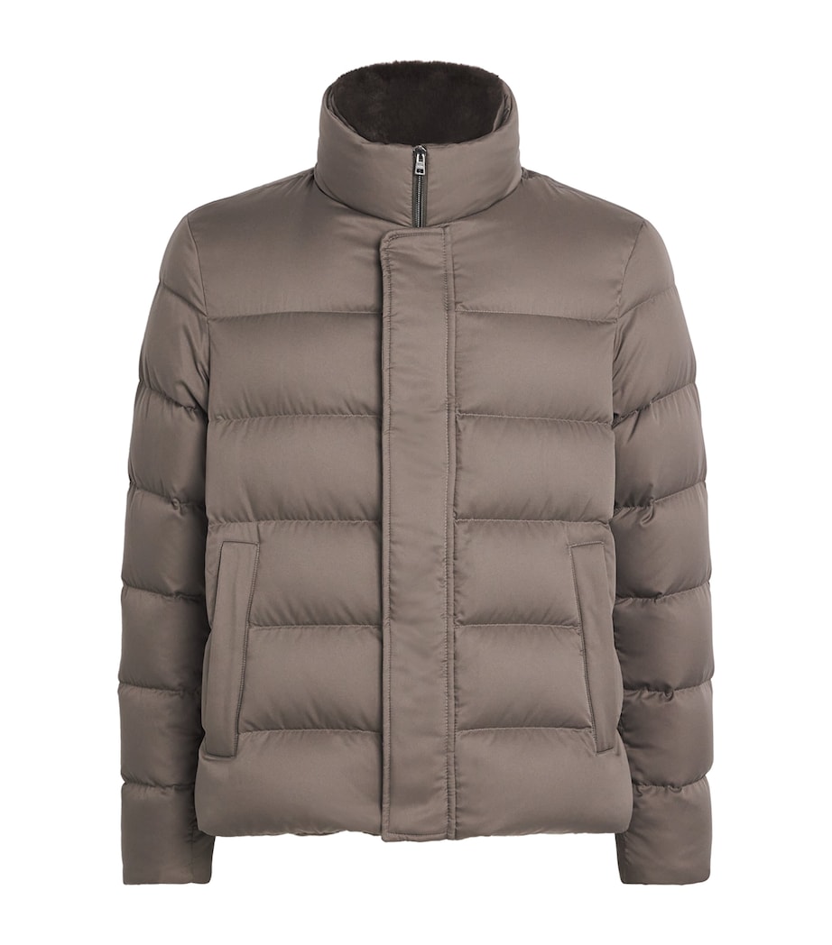 Down Bomber Jacket 2700 BEIGE Image 1