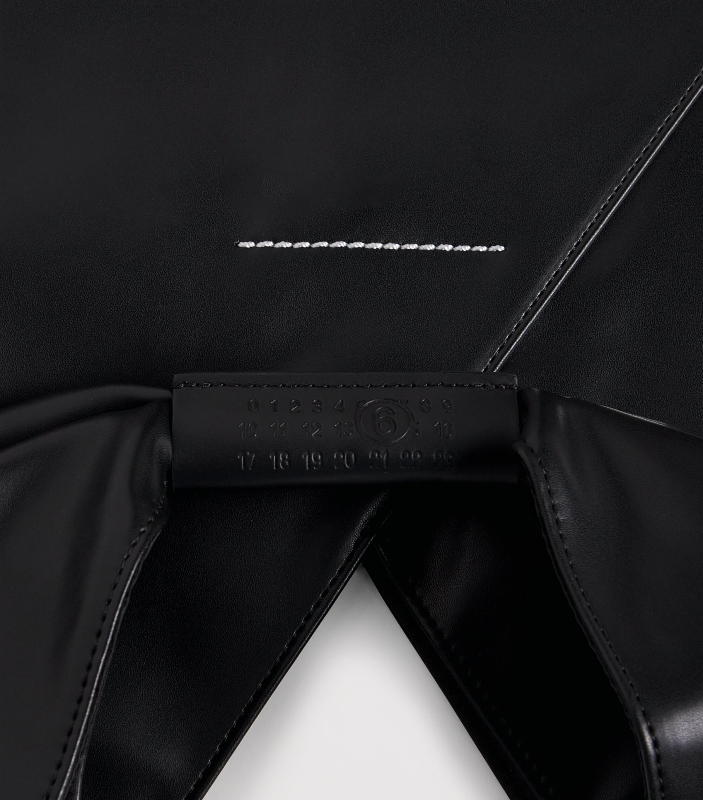 Maison Margiela Black Medium Archive Tape Tote Bag | Harrods US