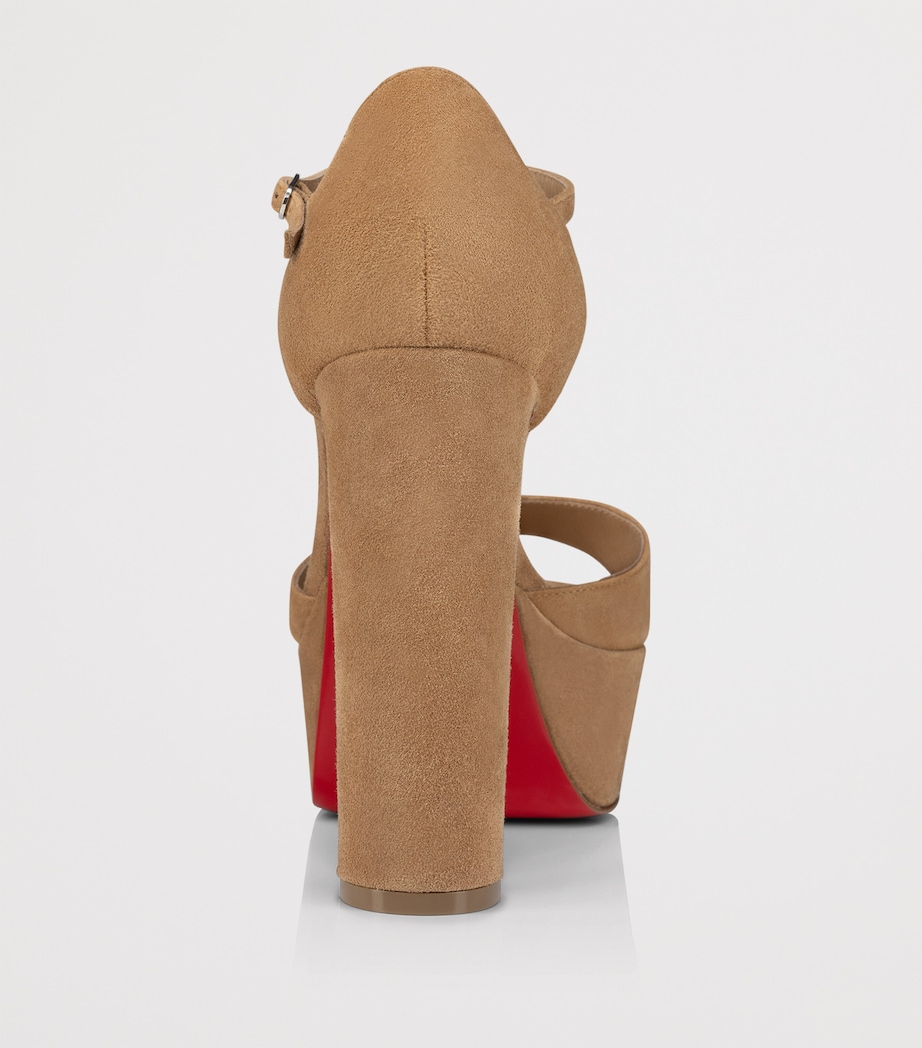 Sandaloo Suede Platform Sandals 130 F760 Image 3