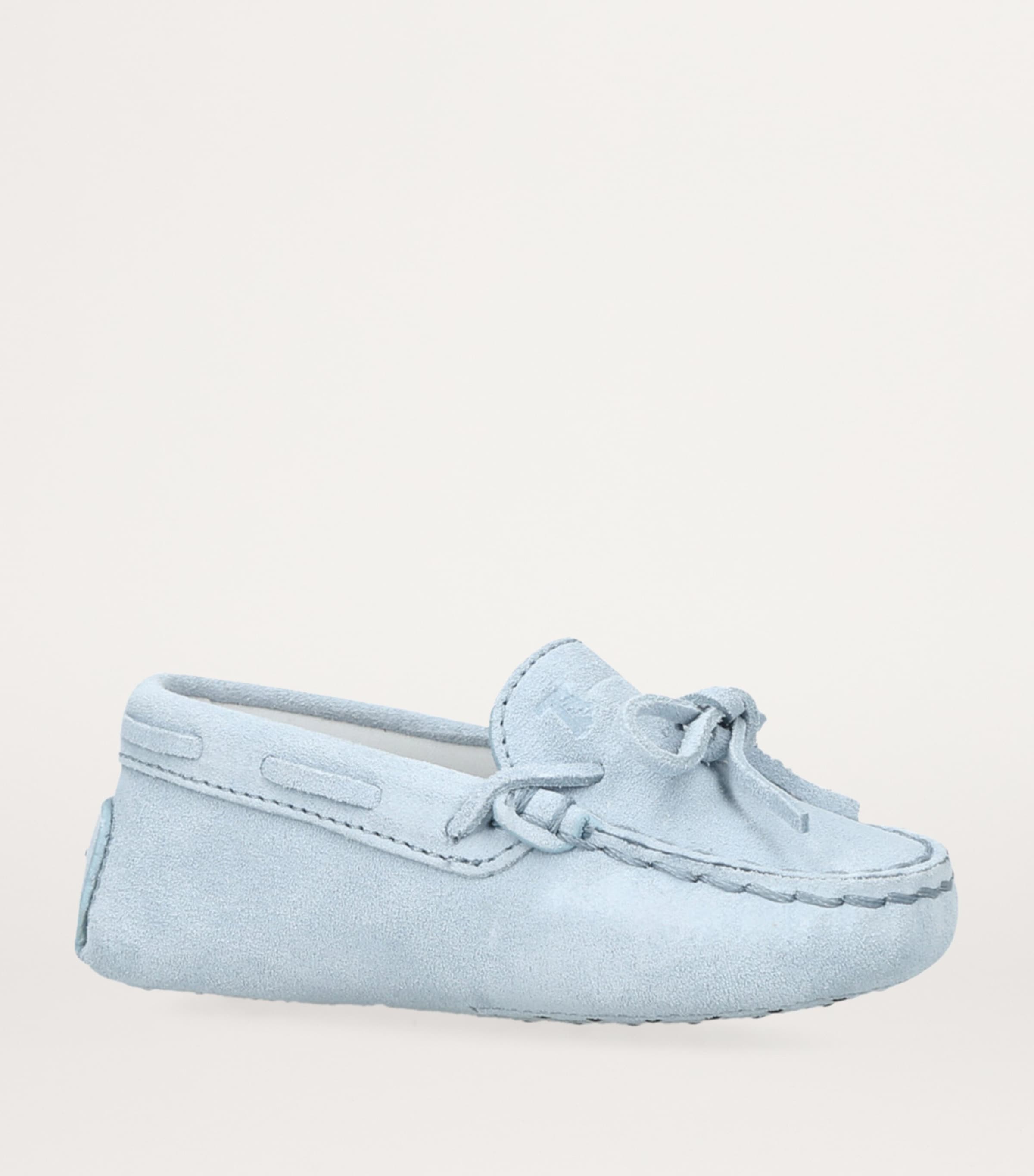 Suede Gommini Loafers PALE BLUE Image 3