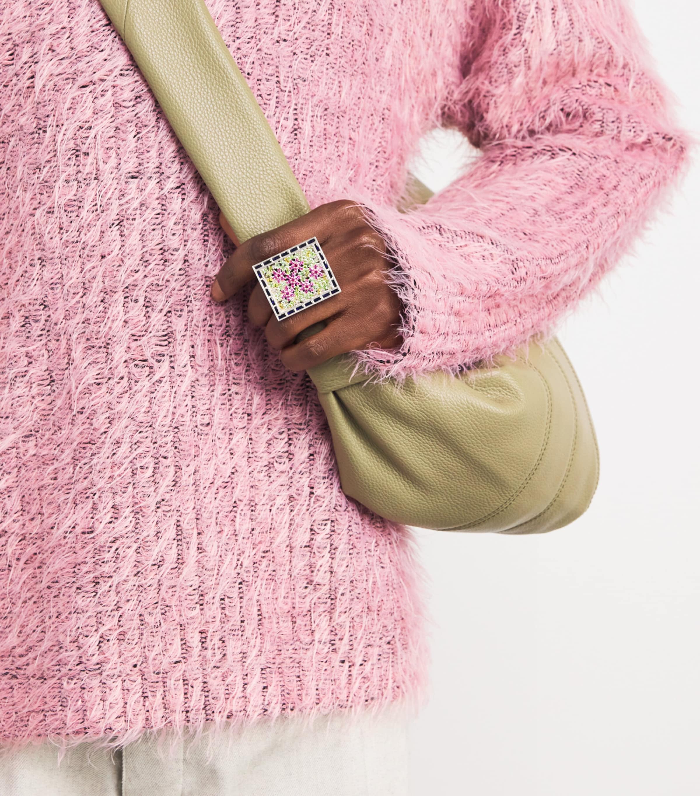 Sterling Silver and Sapphire Spring Blossom Ring SILVER (925) Image 2