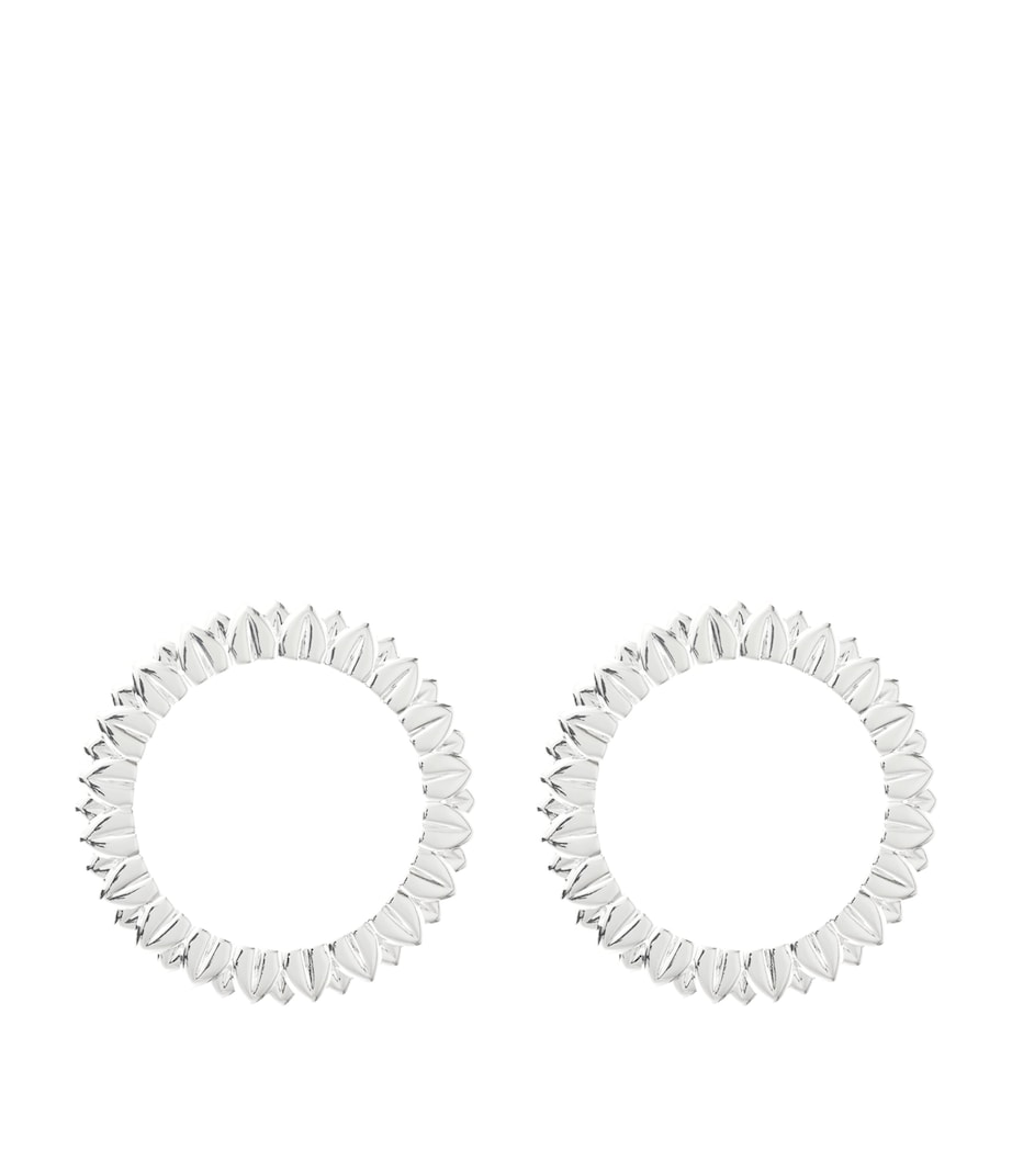 Christofle Set of 2 Silver-Plated Palmettes Napkin Rings Silver Image 4