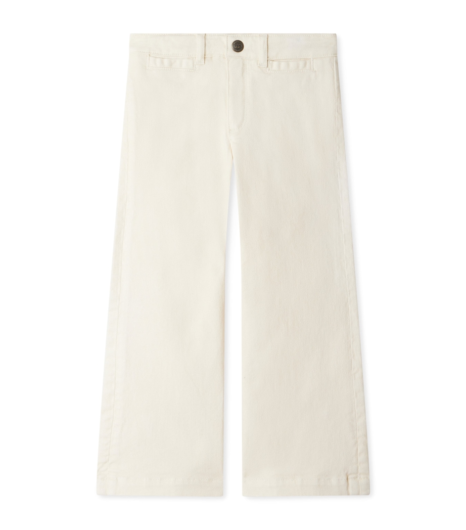 Retro Flared Jeans (14 Years) IVOIRE Image 1