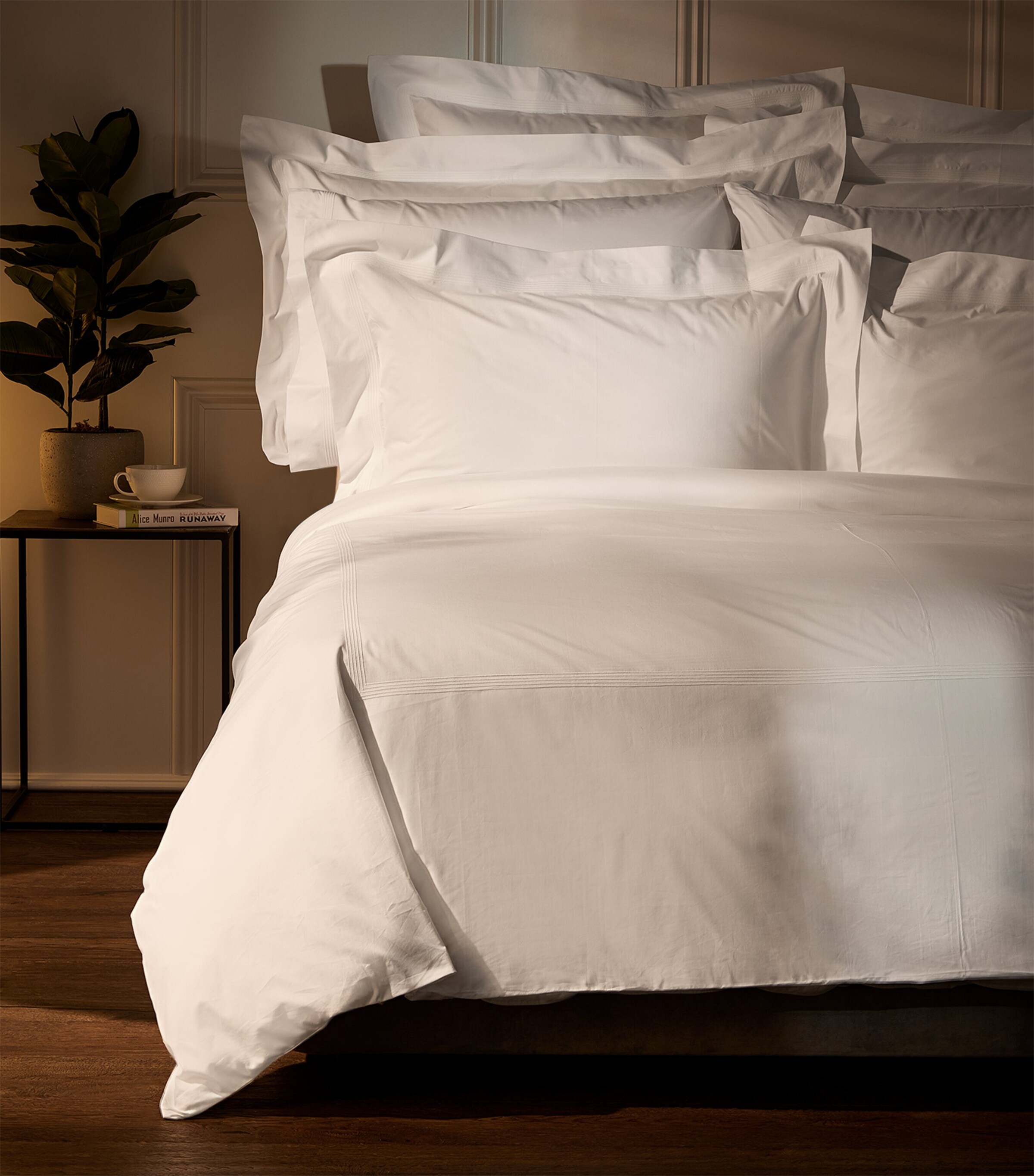 Peter Reed Barley King Fitted Sheet (150cm x 200cm) White Image 7
