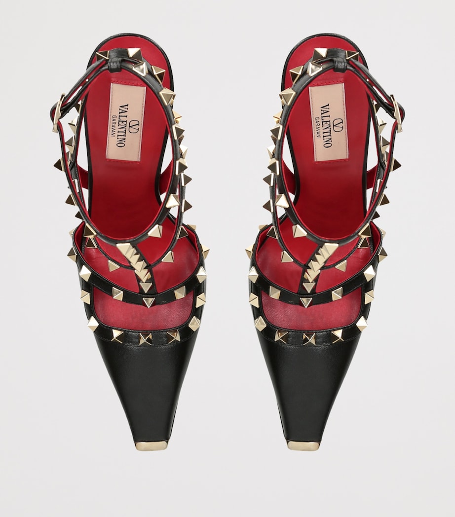 Valentino Garavani Leather Rockstud Pumps 100 Black Image 4
