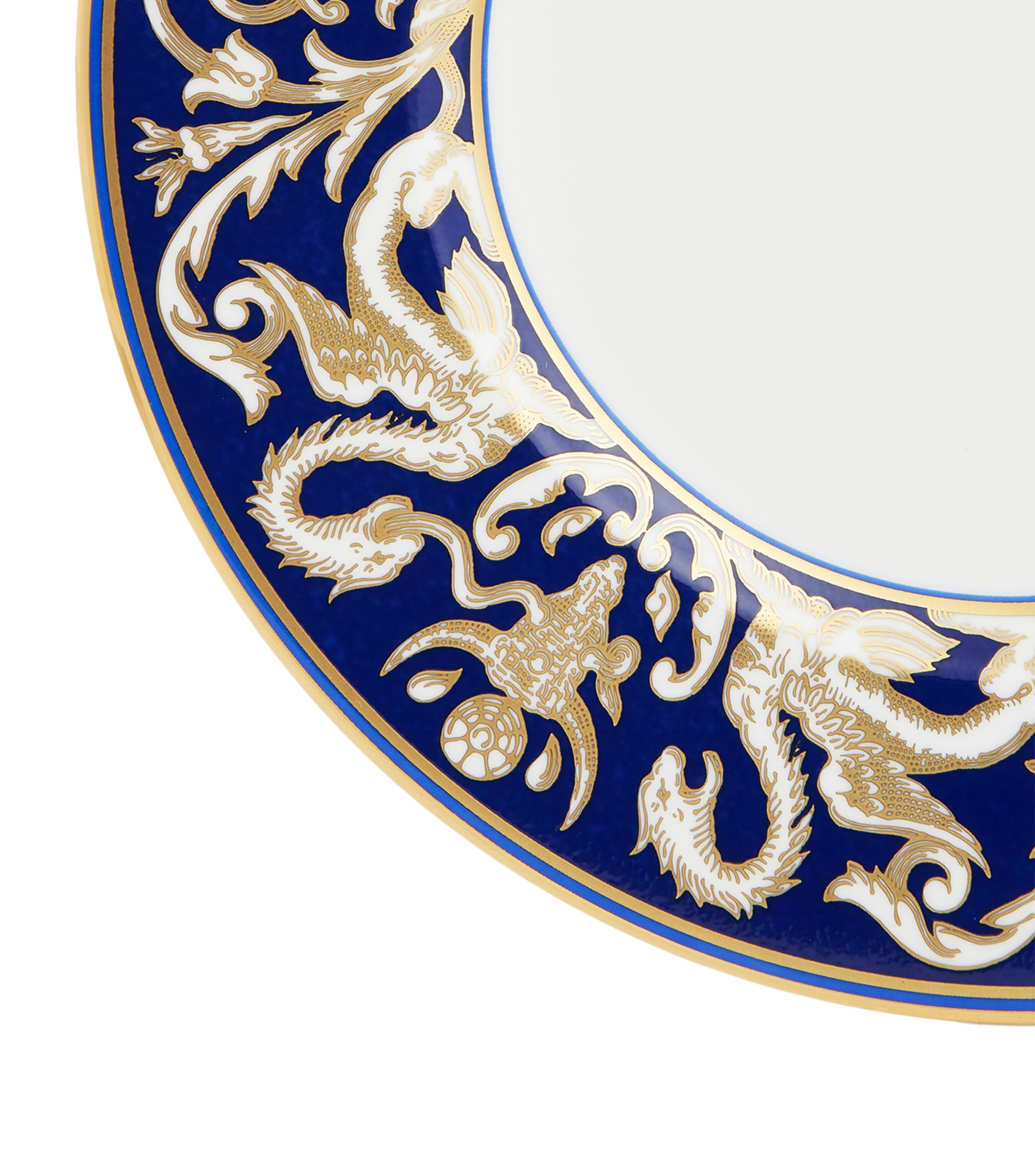 Renaissance Gold Plate (23cm) BLUE Image 2