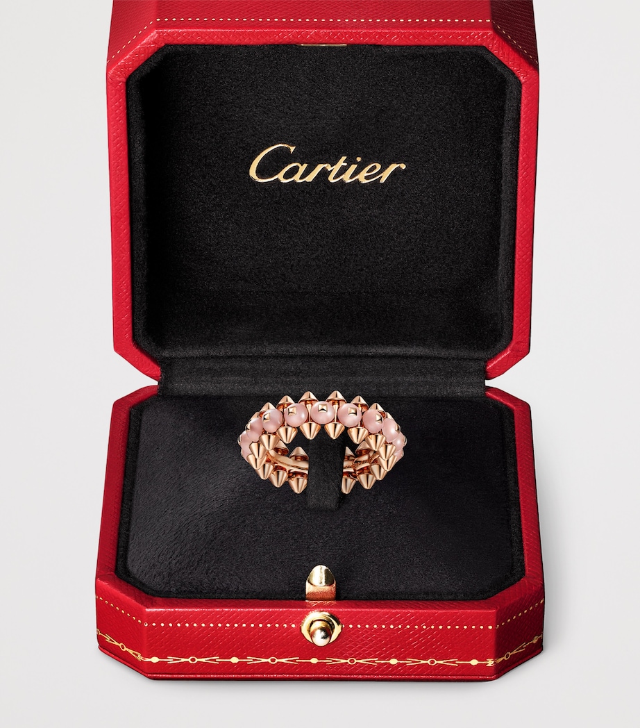 Cartier Rose Gold and Chalcedony Clash de Cartier Ring Rose Gold Image 5