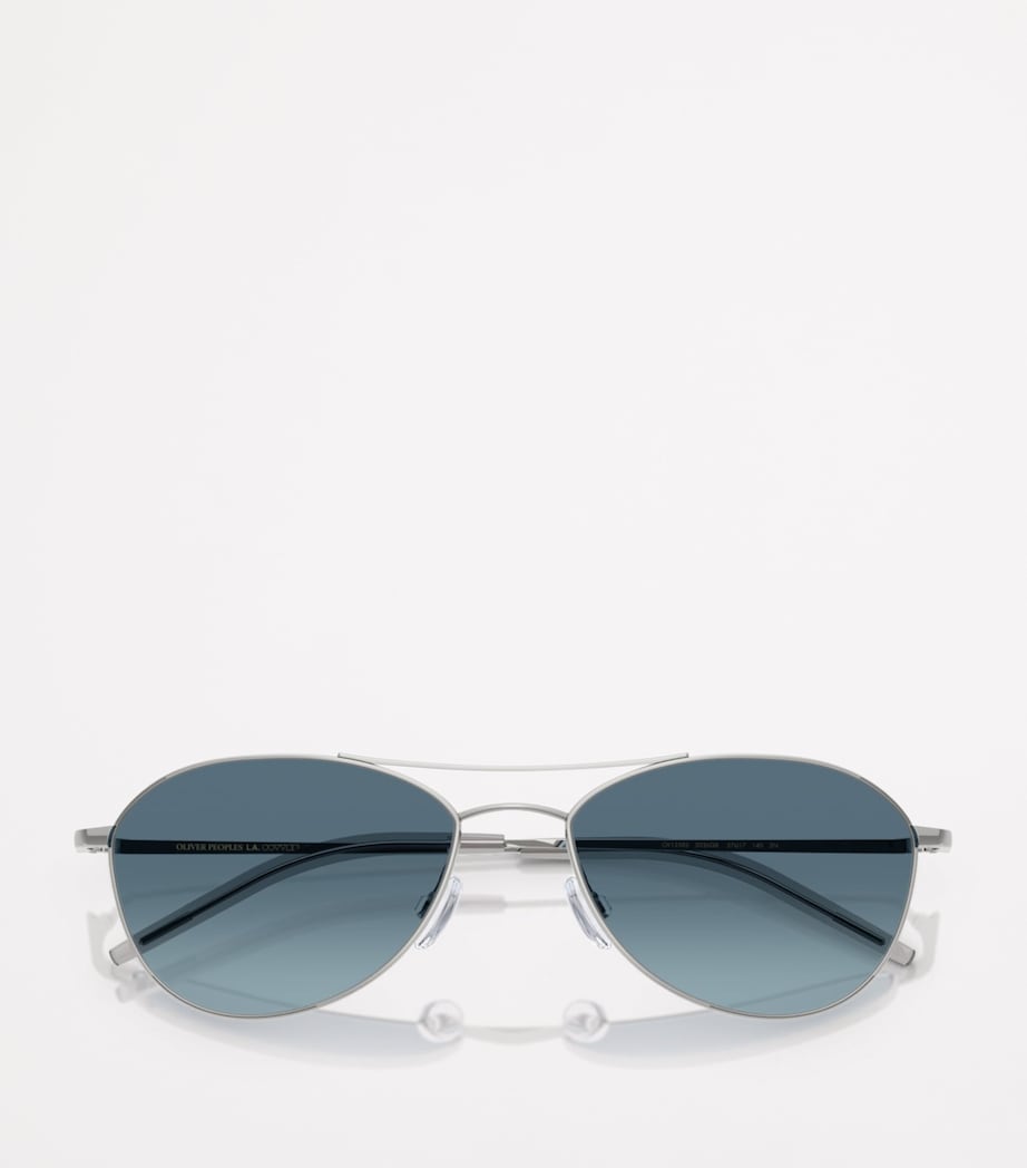 Oliver Peoples Aero II Aviator Sunglasses Image 5