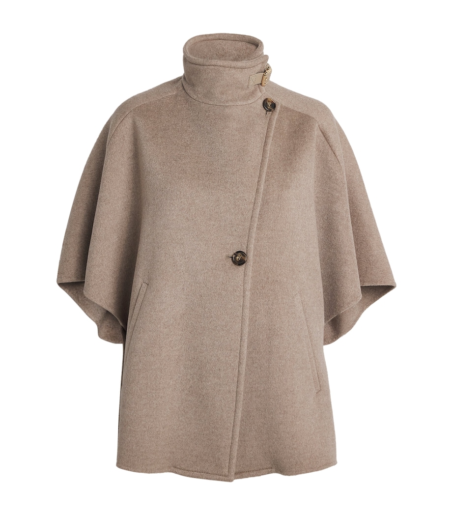 Cashmere Cape Coat BEIGE Image 1