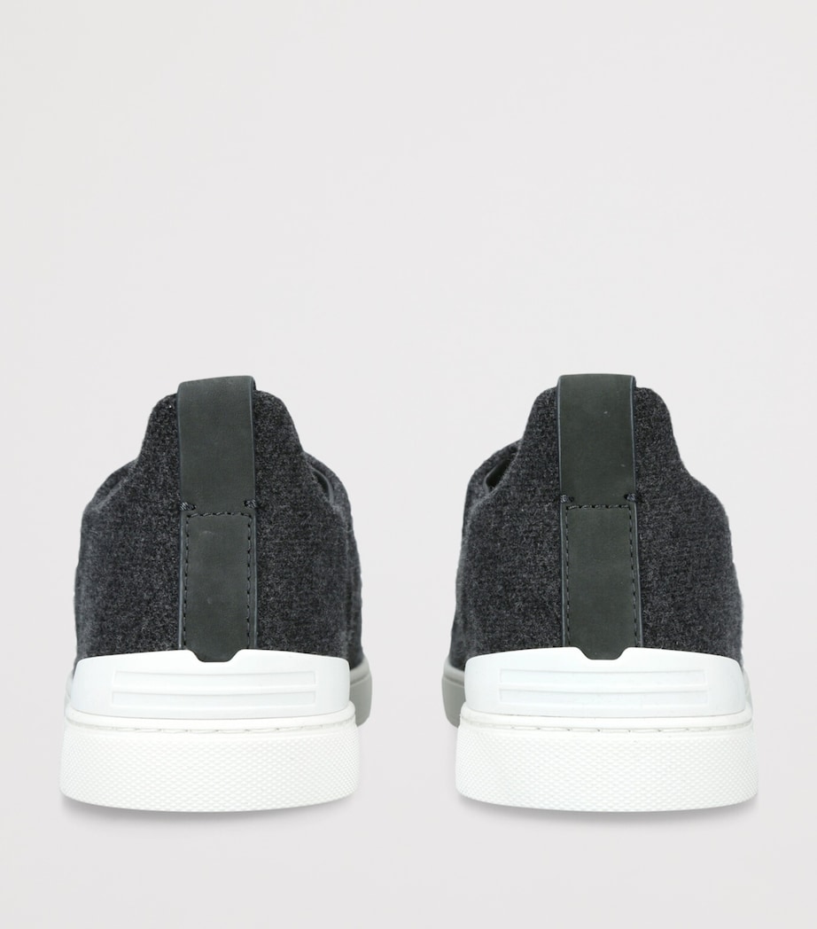 Oasi Cashmere Triple Stitch Sneakers GREY/DARK Image 2