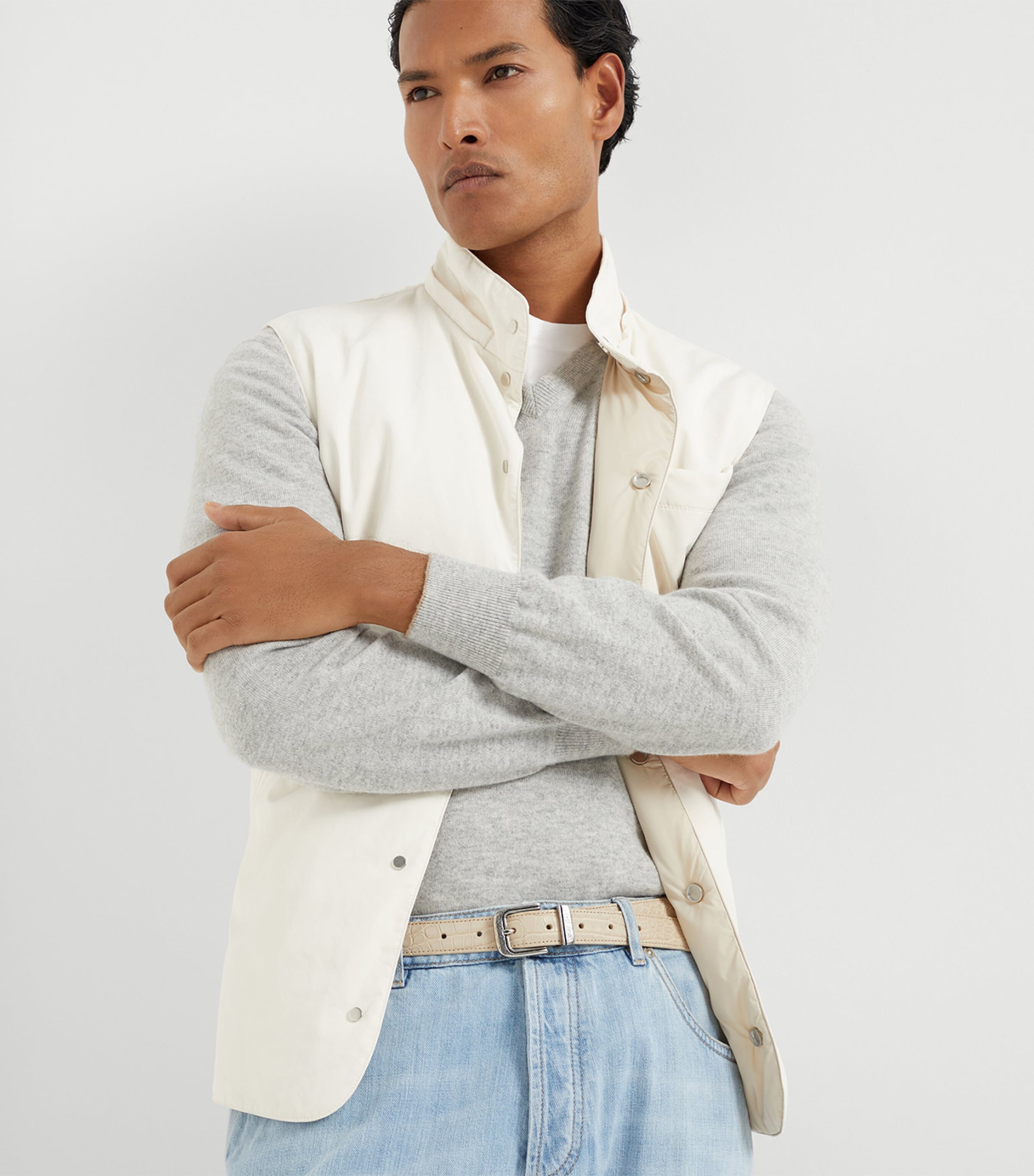Brunello Cucinelli Cashmere V-Neck Sweater | Harrods US