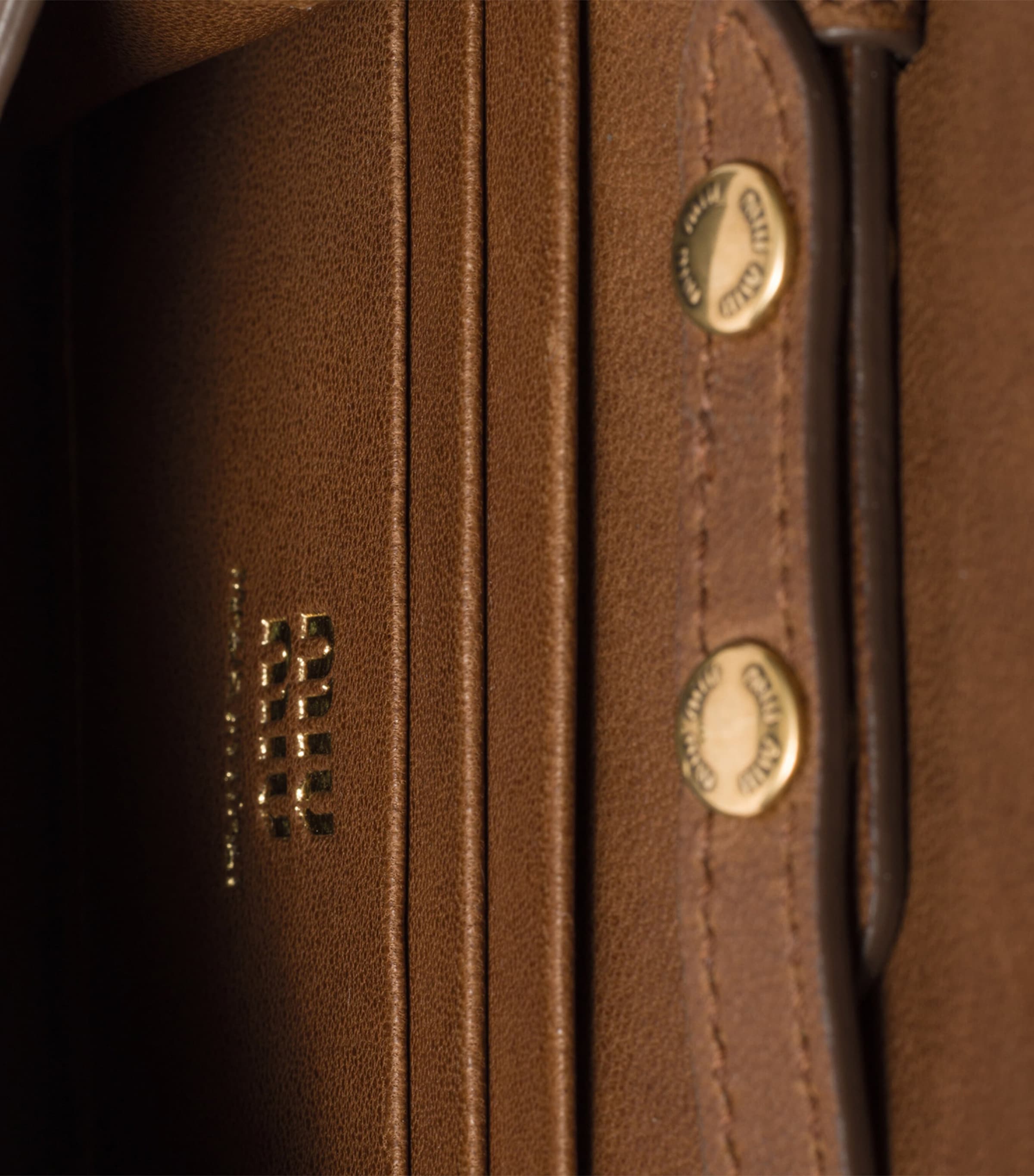 Nappa Leather Strap-Detail Wallet F0316 Image 2