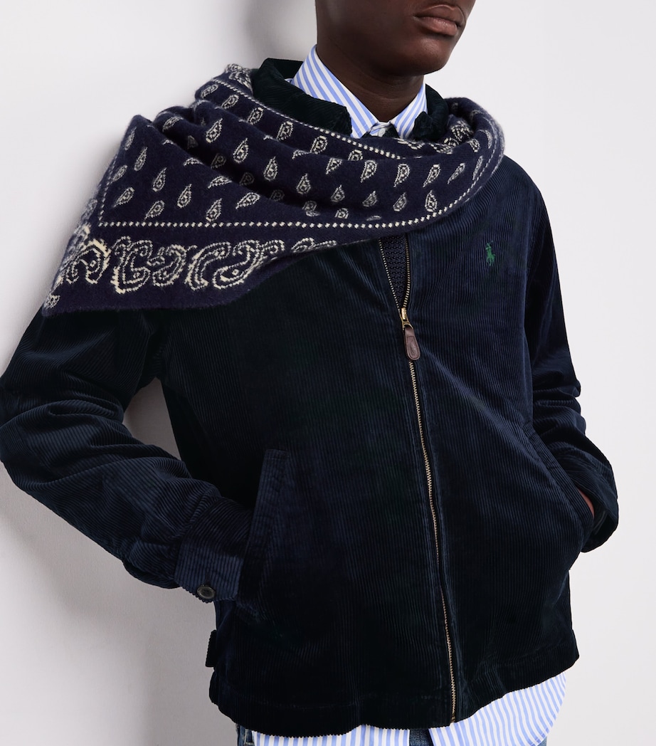 Cotton Corduroy Wynton Jacket NAVY Image 6
