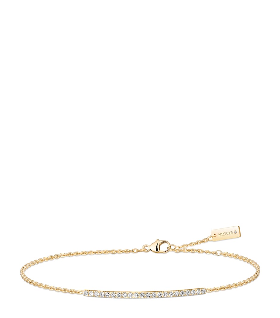 Messika Gatsby Yellow Gold and Diamond Pavé Bracelet (0.25ct) Yellow Gold Image 1