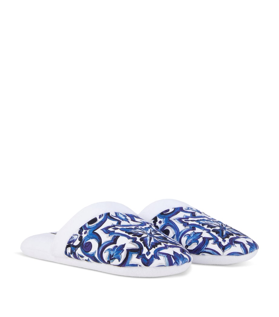 Majolica Slippers BLU MEDITERR/BIANCO Image 3