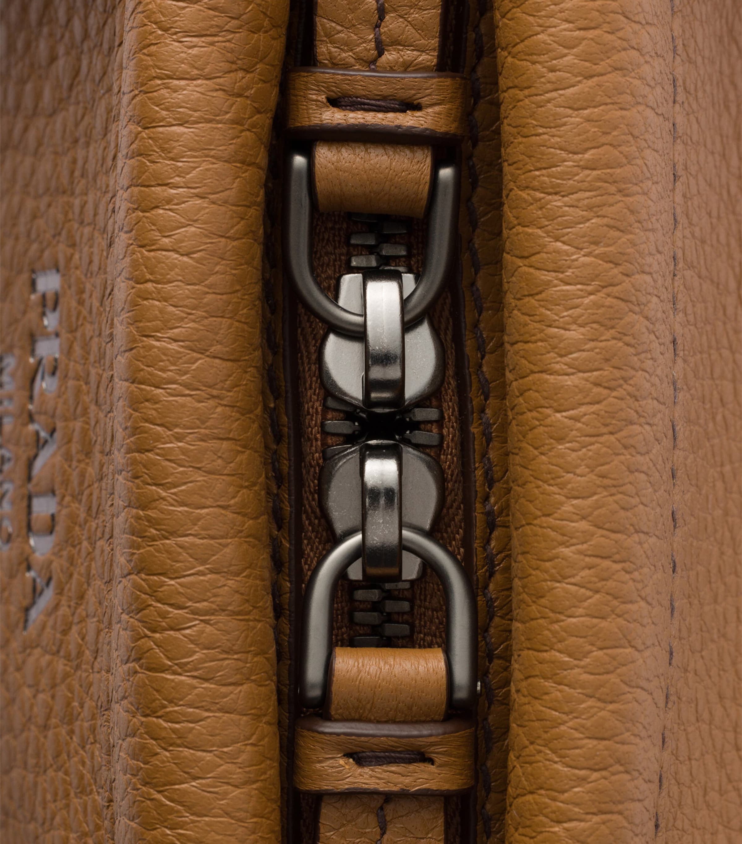 Prada Large Leather Top-Handle Bag Image 6