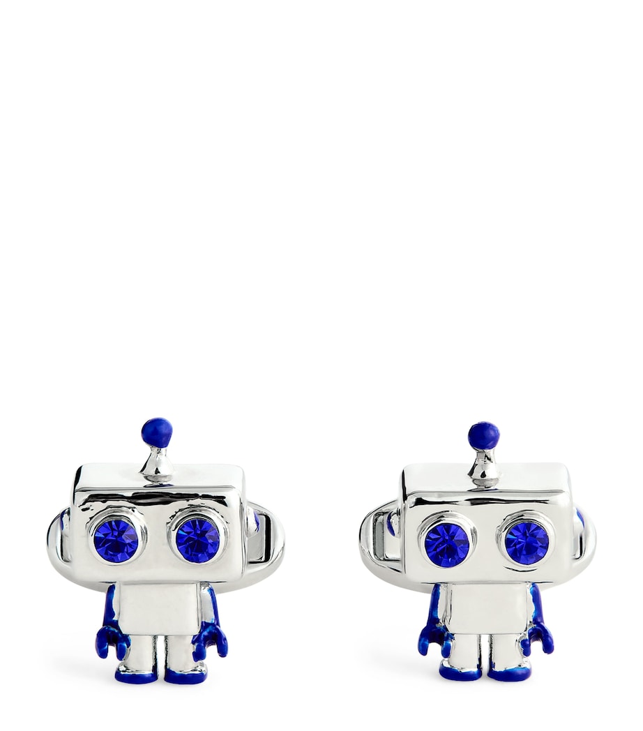 Robot Cufflinks 82_SILVER Image 1