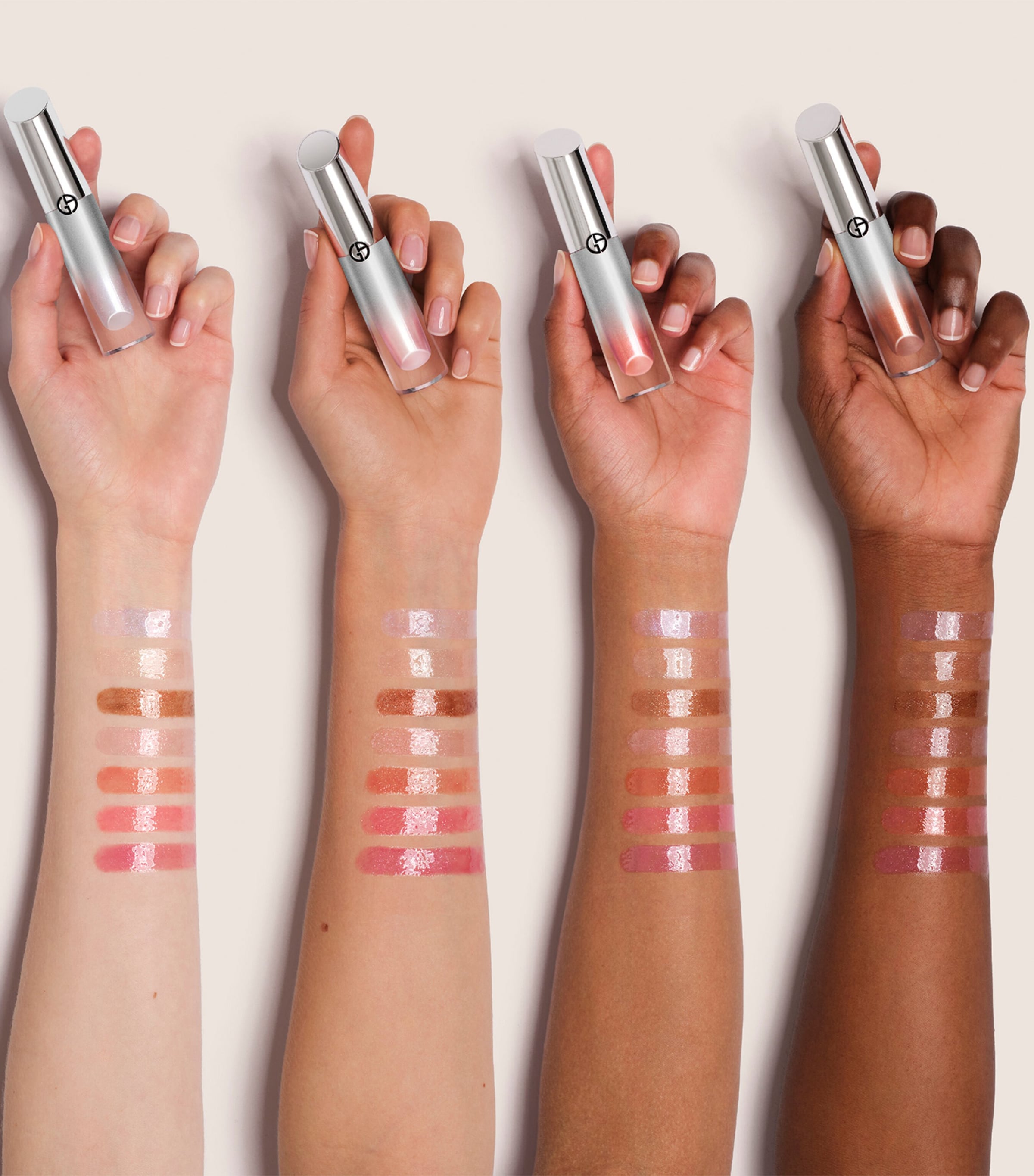 Armani Prisma Glass Icy Plumper Lip Gloss ICED LATTE Image 3