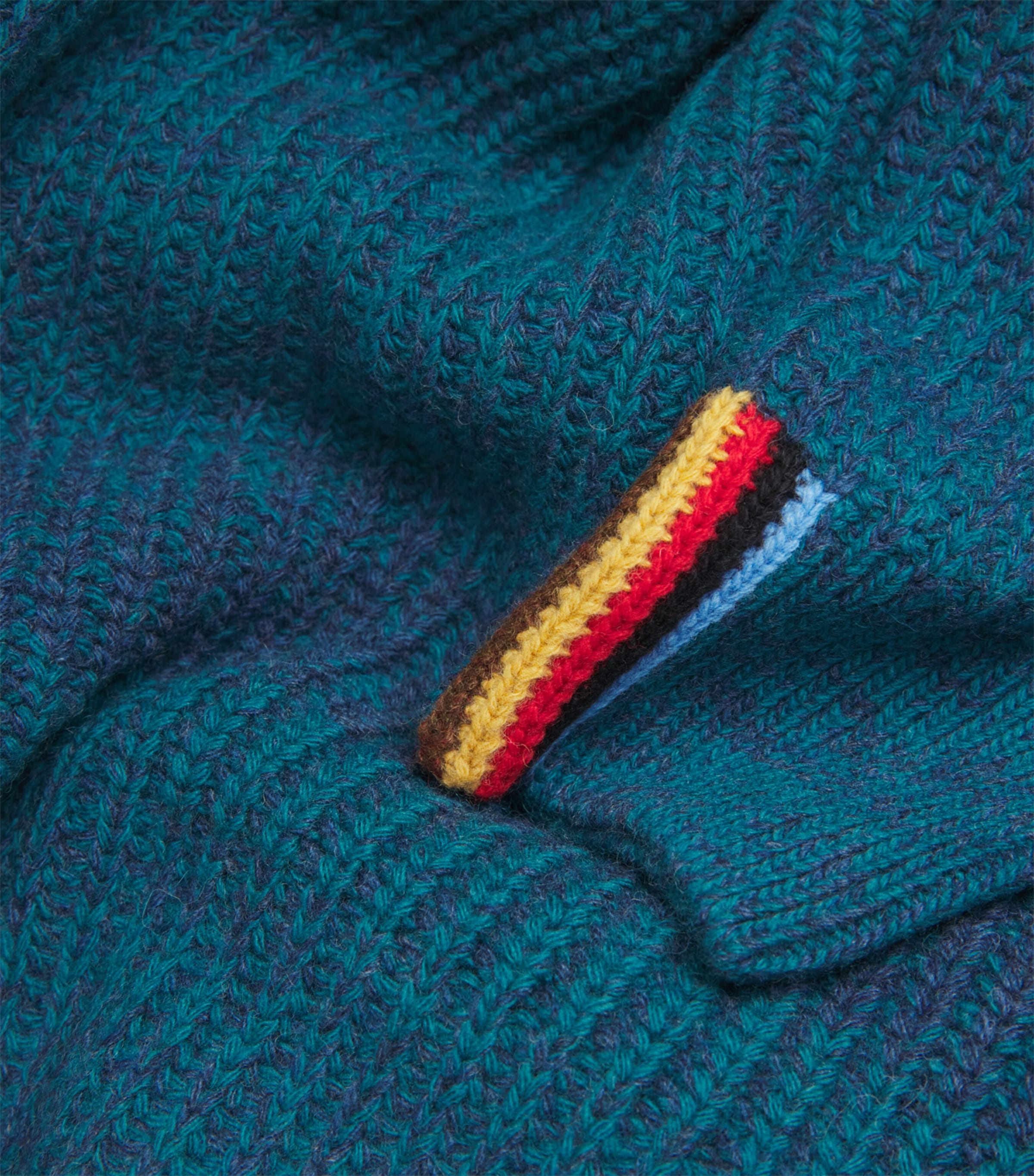 x Paul Smith Wool Saddle Sweater ROSETTE BLUE Image 5