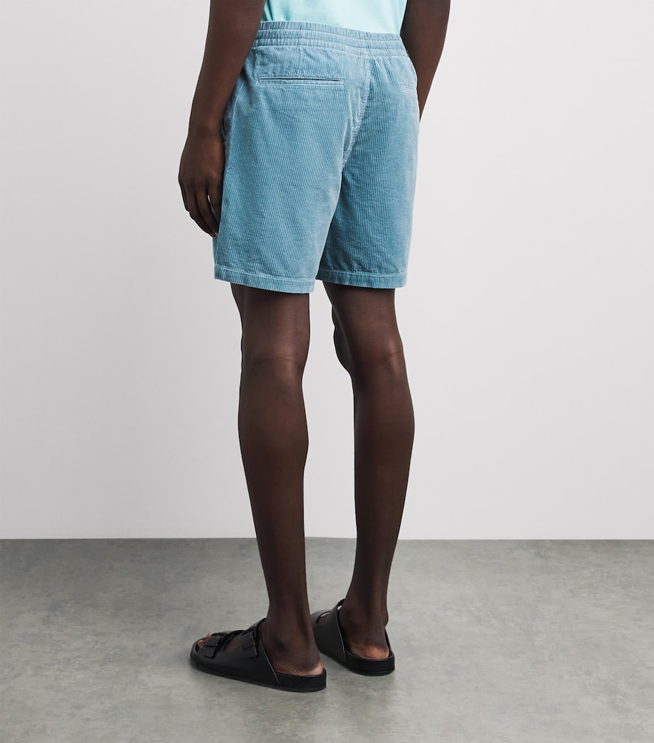 Polo Ralph Lauren Mens Cotton Corduroy Polo Prepster Shorts Blue Note Image 5