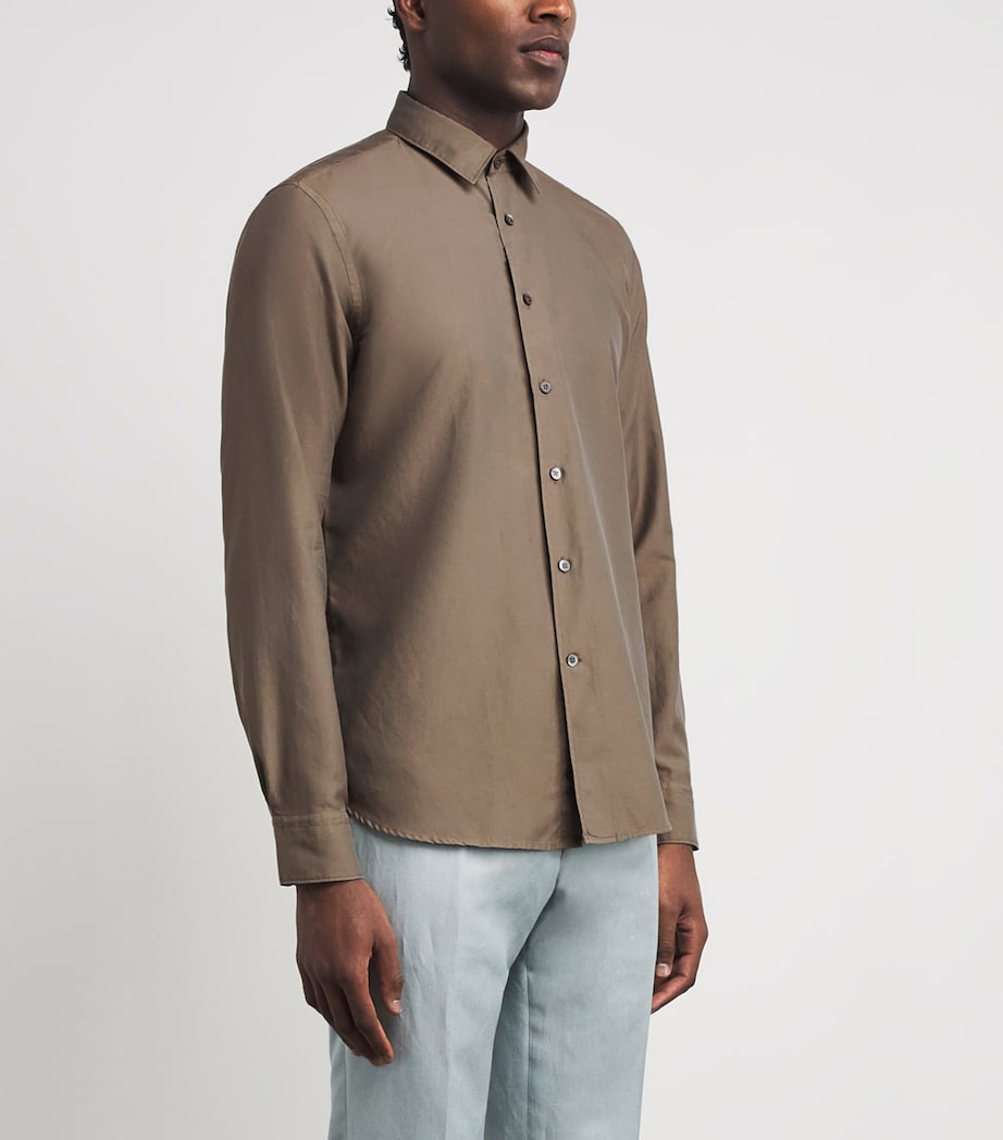 Canali Mens Cotton-Silk Shirt Image 4