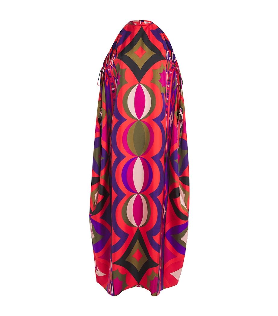 Silk Collane Print Maxi Kaftan Dress 024/MULTICOLOR Image 1