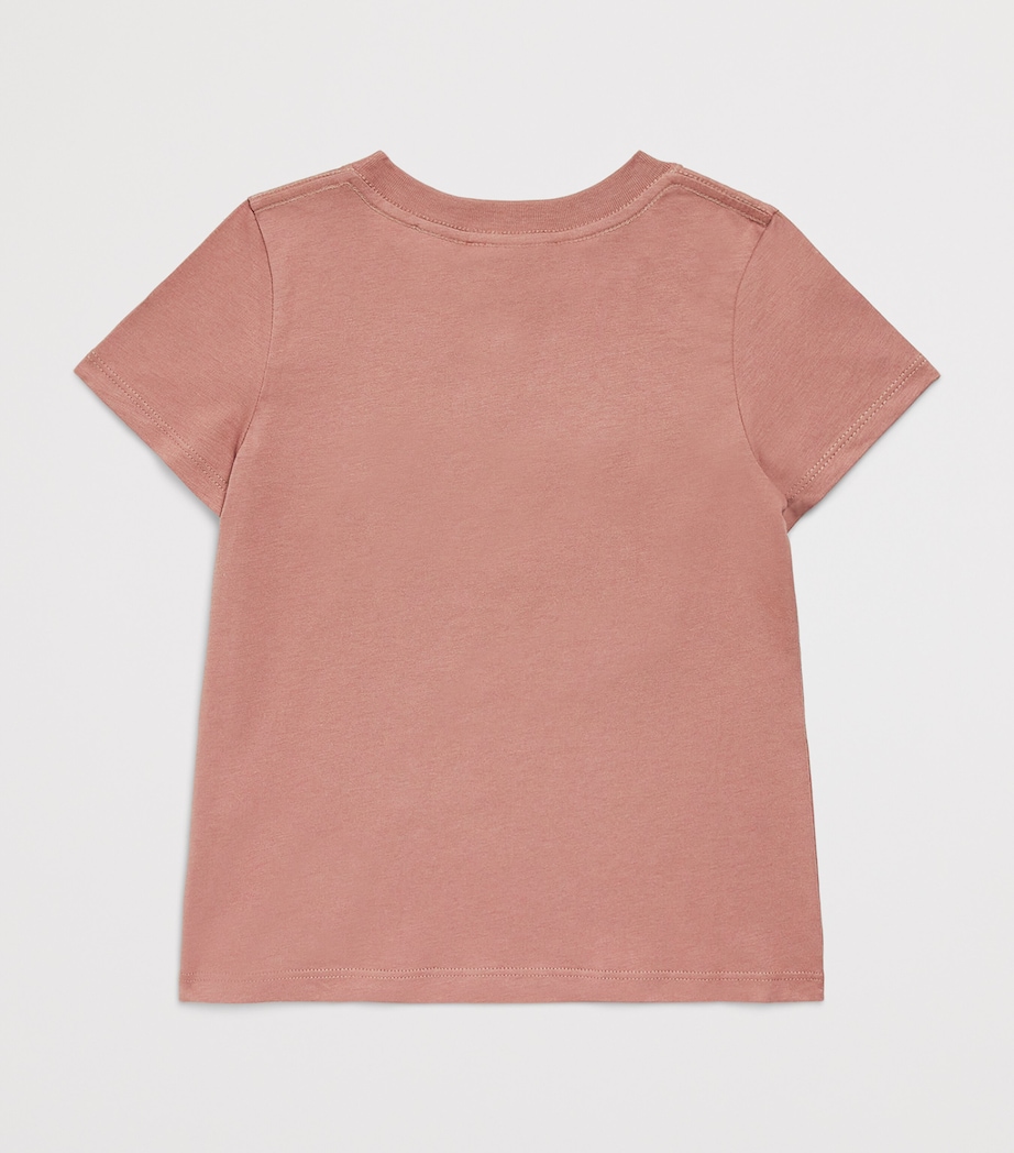 Organic Cotton Logo T-Shirt (14 Years) CEDAR WOOD Image 2