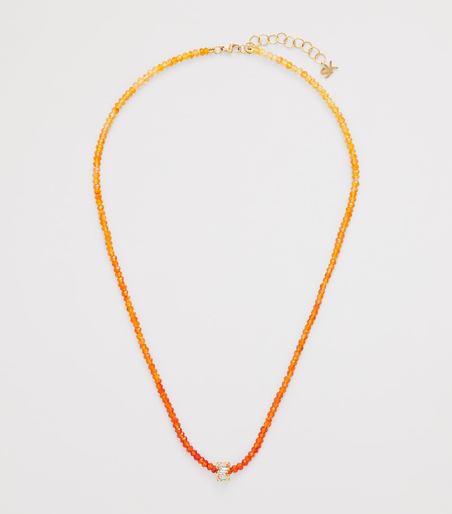 Suzanne Kalan Gold, Diamond and Opal Infinite Beaded Bracelet Yg/opal Image 3