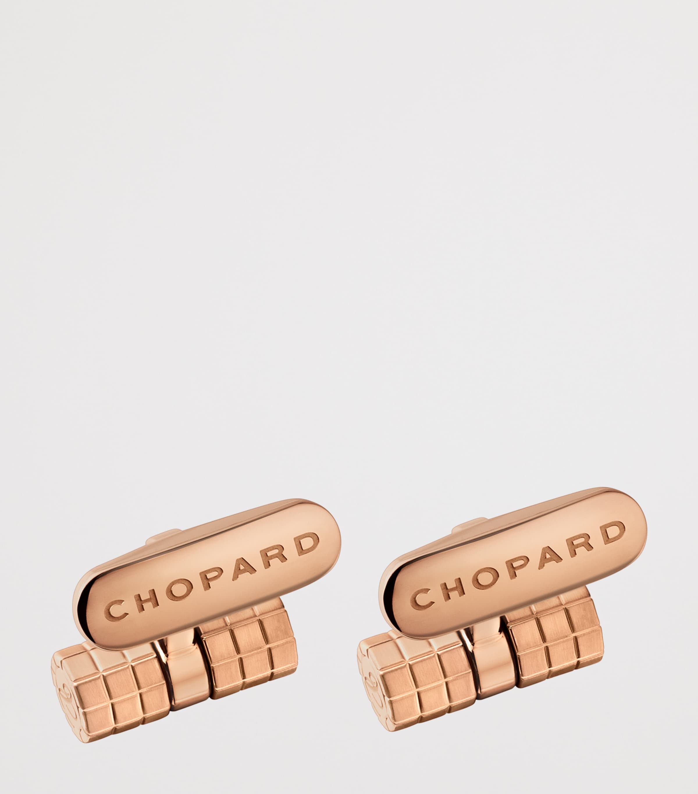 Chopard Ice Cube Cufflinks Rose Gold Image 2
