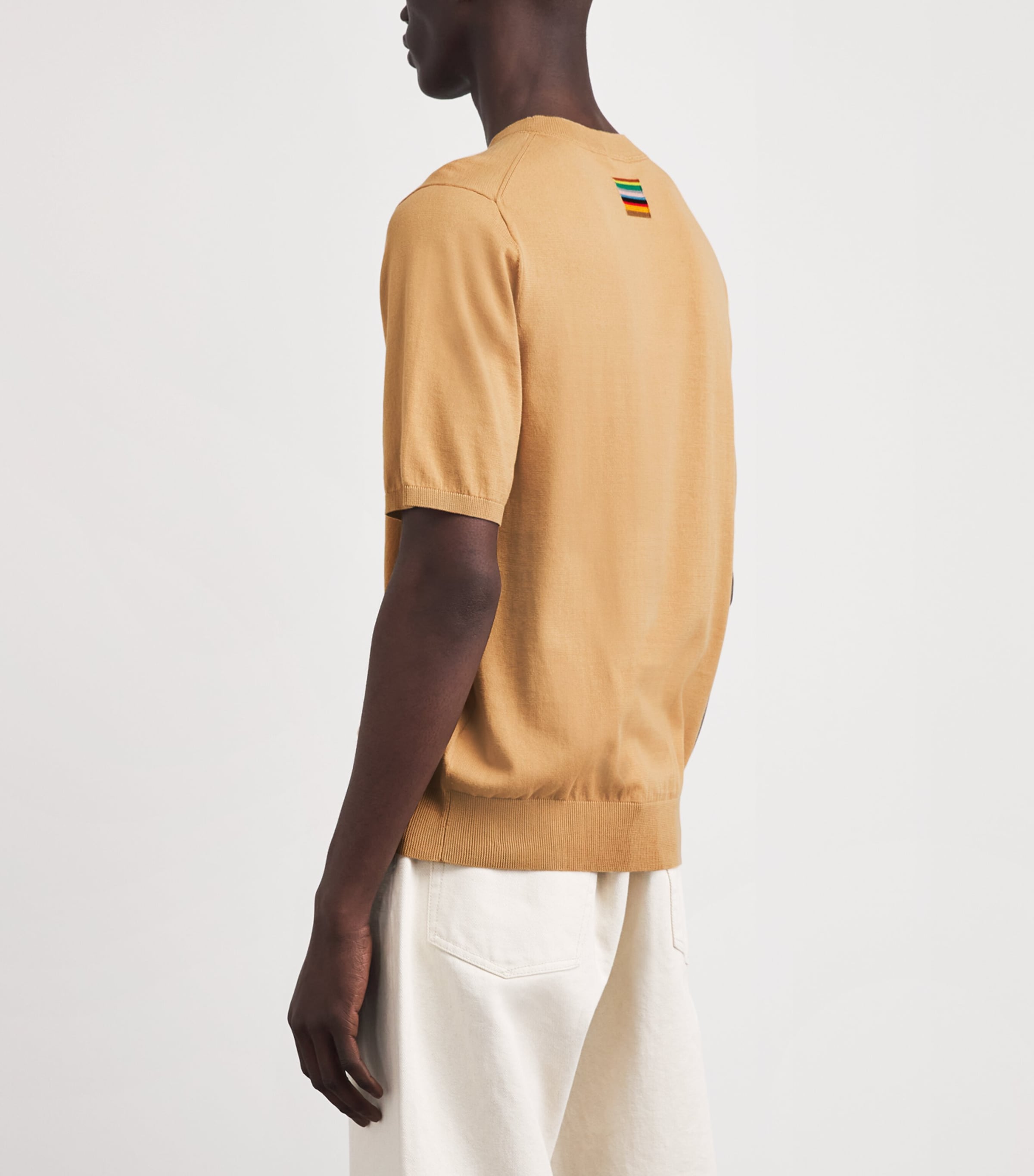 Paul Smith Mens Cotton Knitted T-Shirt Image 5