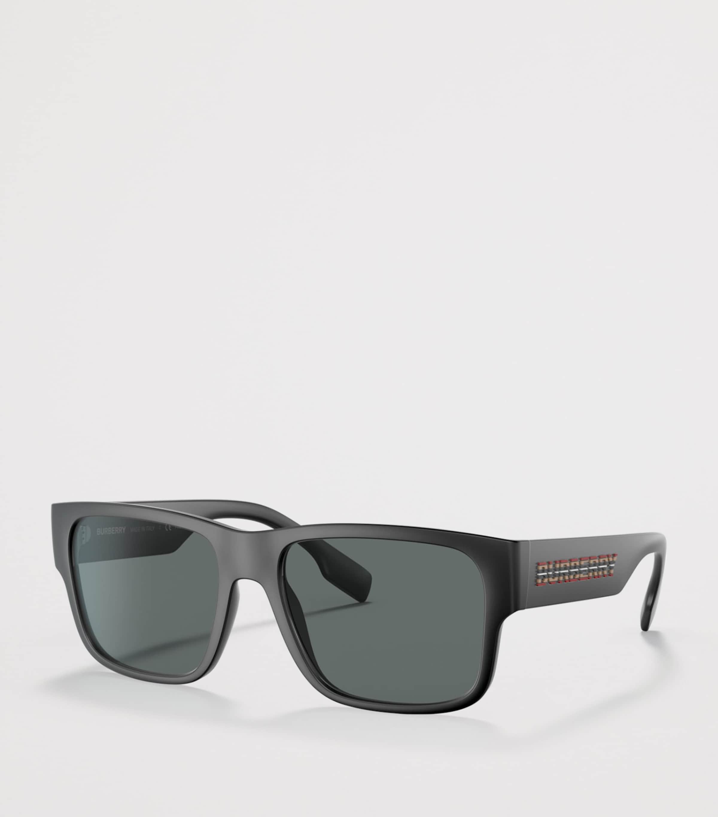 Burberry Knight Square Sunglasses Black Image 2