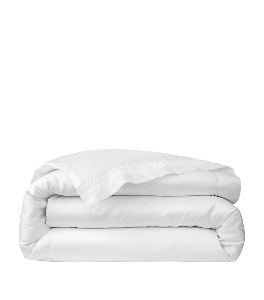 Ralph Lauren Home Cotton Sateen Alistair Single Duvet Cover (140cm x 200cm) White Image 1