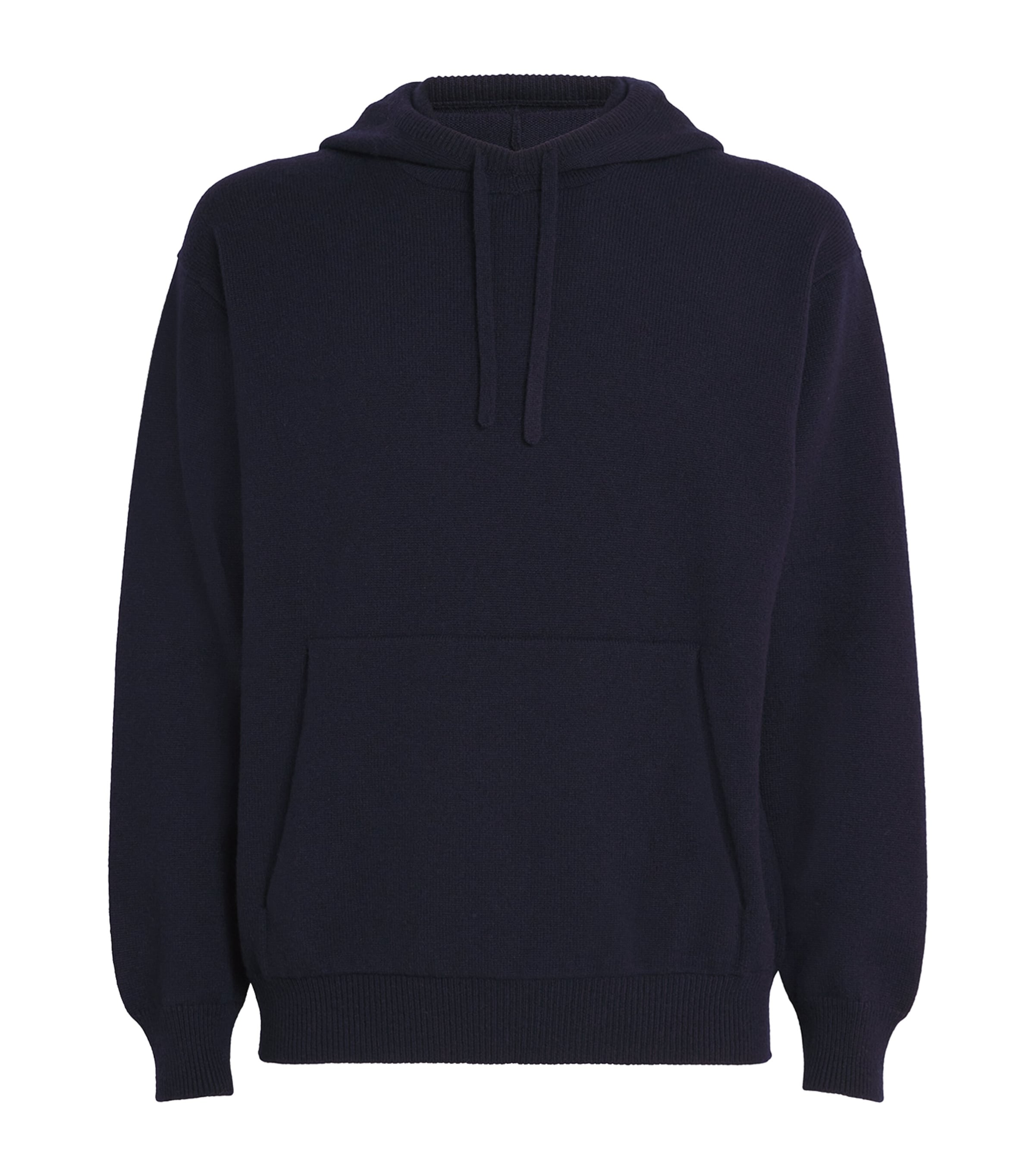 Harrods Cashmere Hoodie In Navy