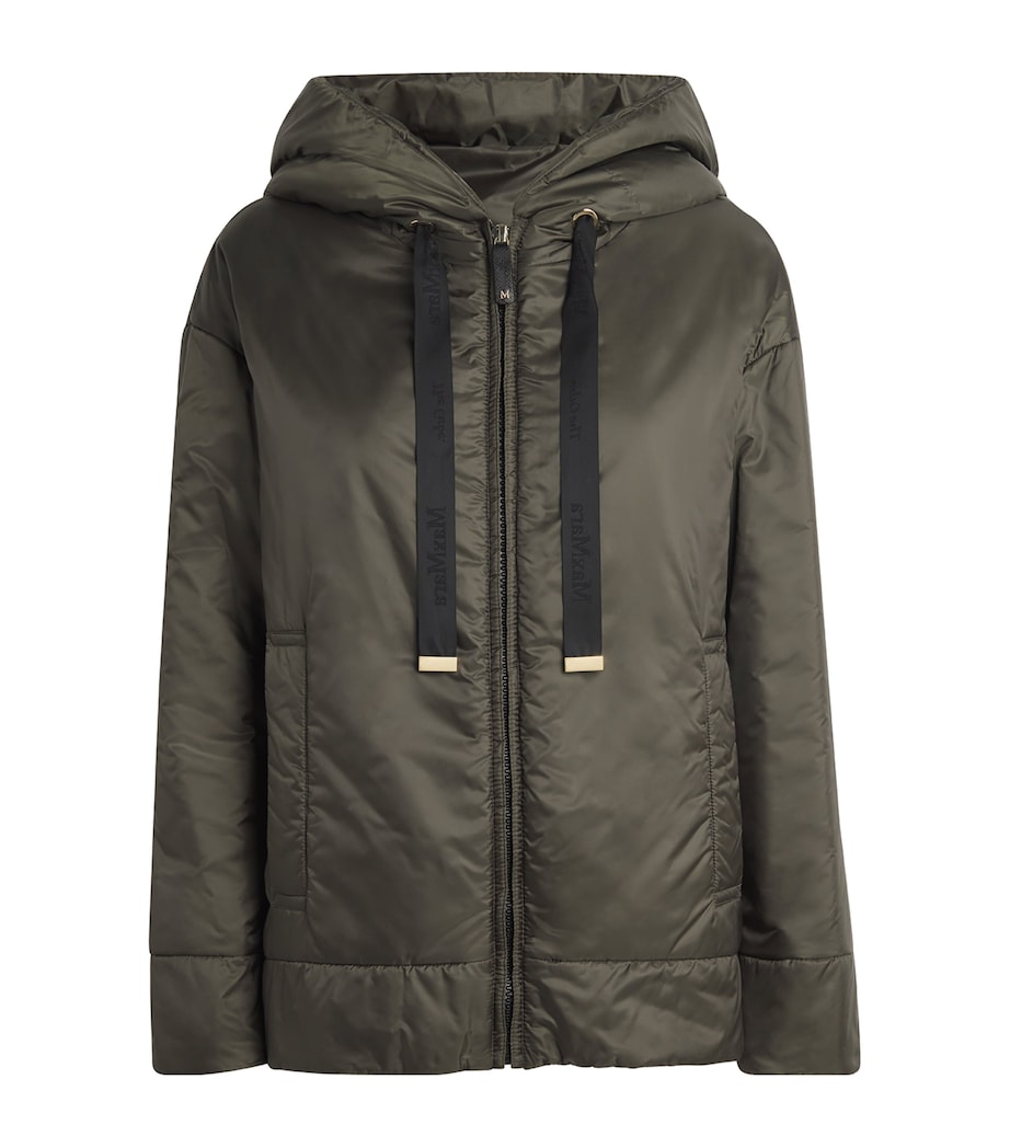 The Cube Hooded Puffer Jacket KAKI Image 1