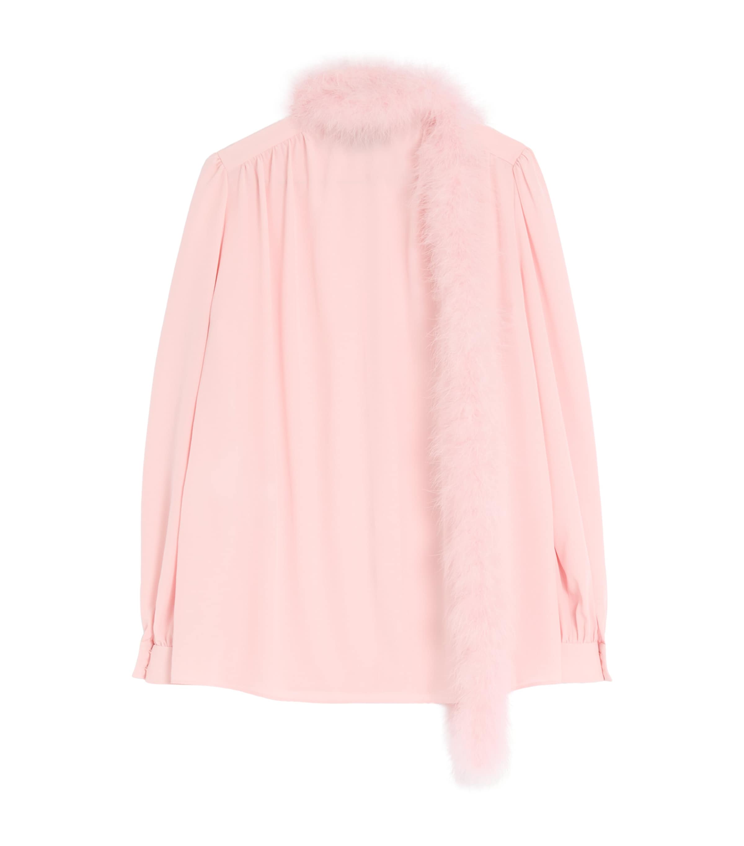 Silk Feather-Boa Blouse W34 Image 2