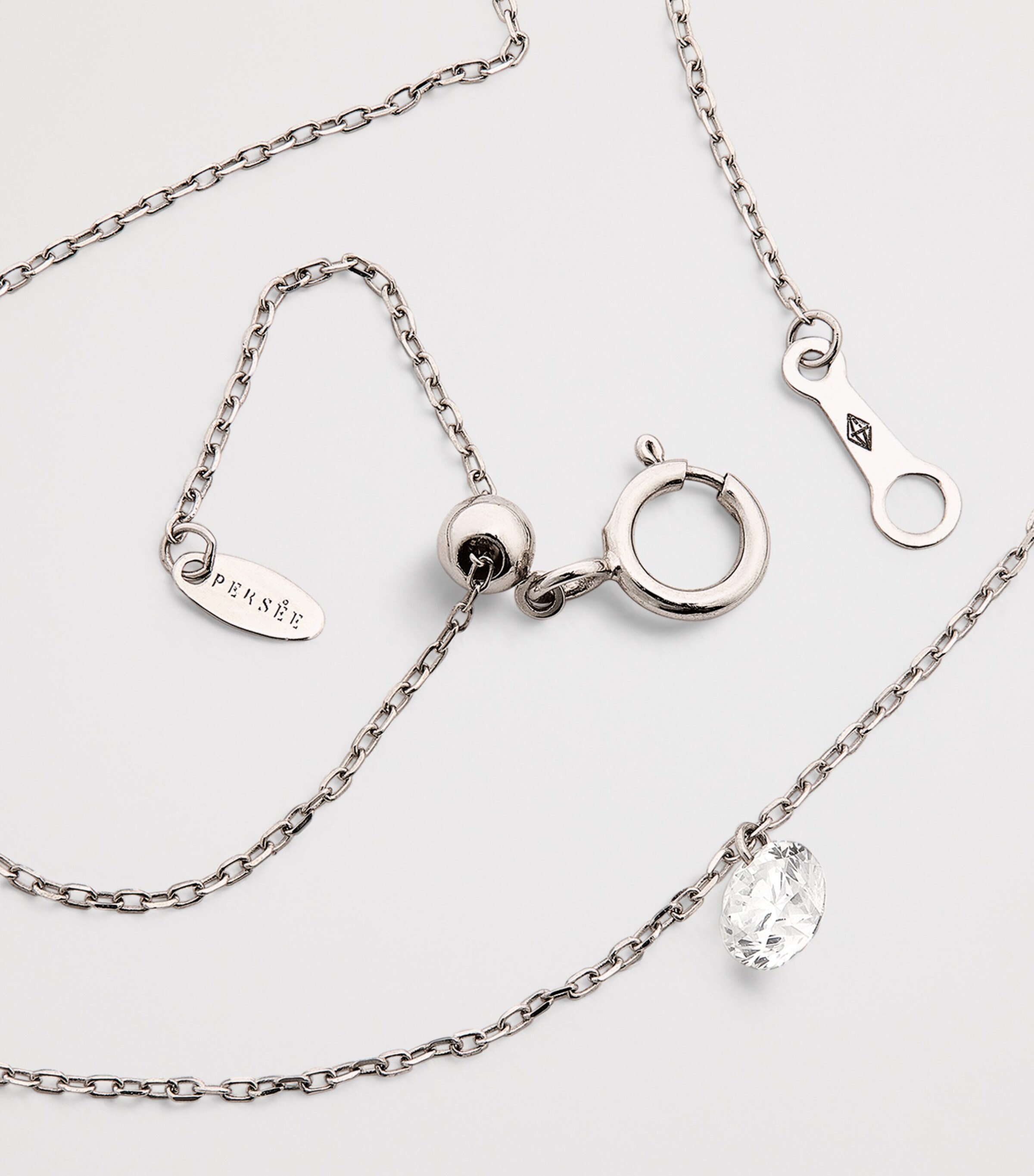 Persée White Gold and Diamond 7-Stone Danaé Necklace White Gold Image 3