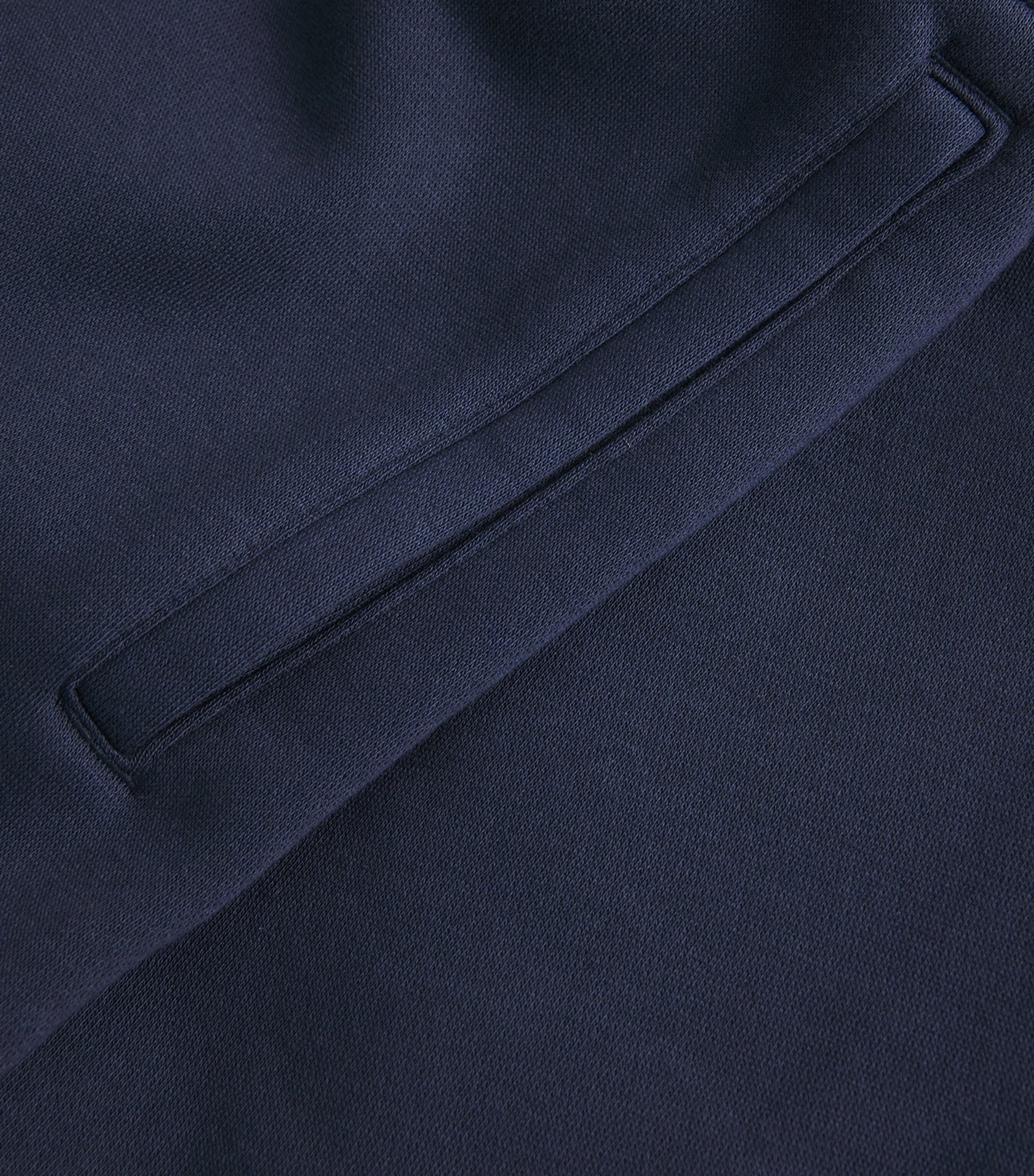 Cotton-Blend Fleece Lounge Shorts NAVY Image 5