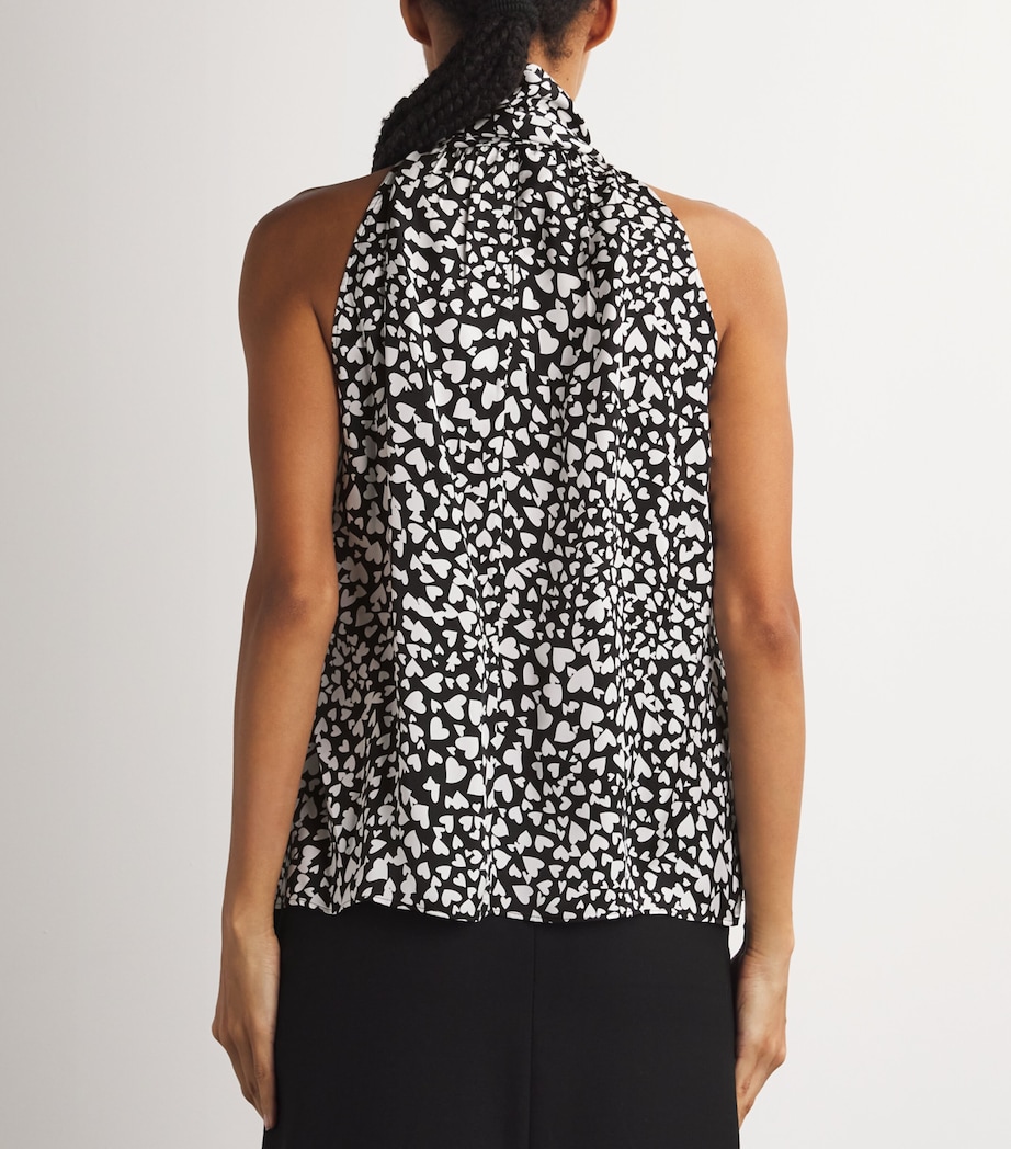 Silk-Blend Brooke Blouse PRINT Image 4
