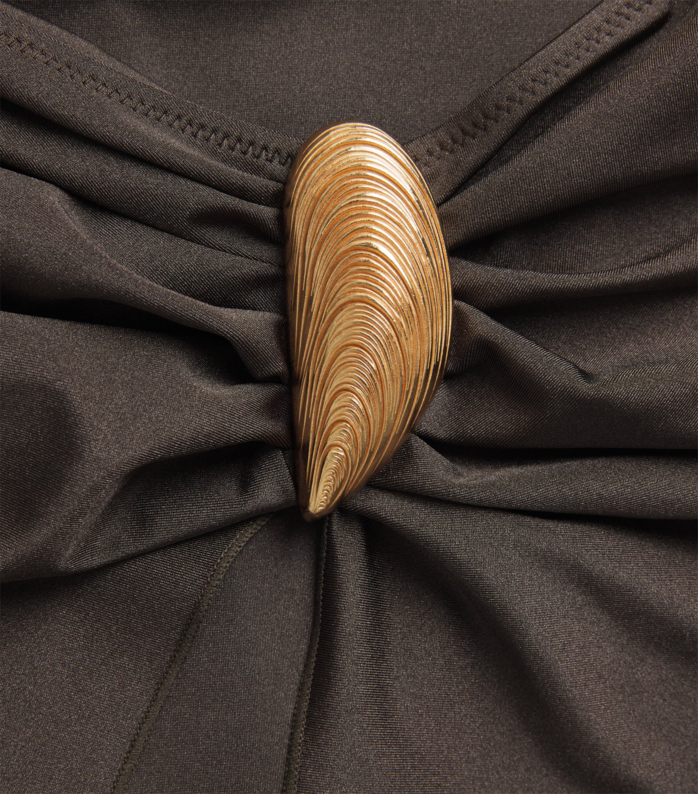 Simkhai Brown Shell Elana Midi Skirt | Harrods UK